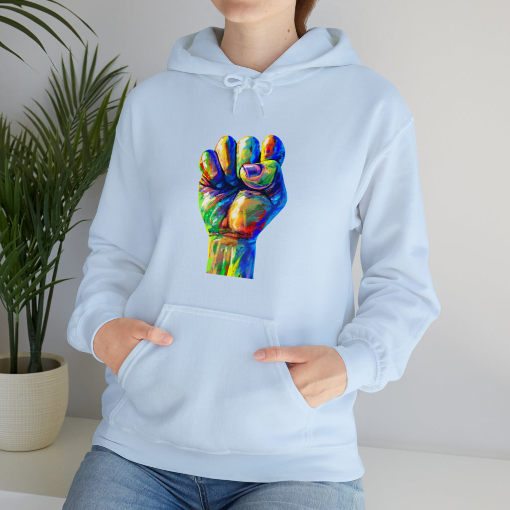 Power to The People Fist Unisex Heavy Blend™ Hooded Sweatshirt