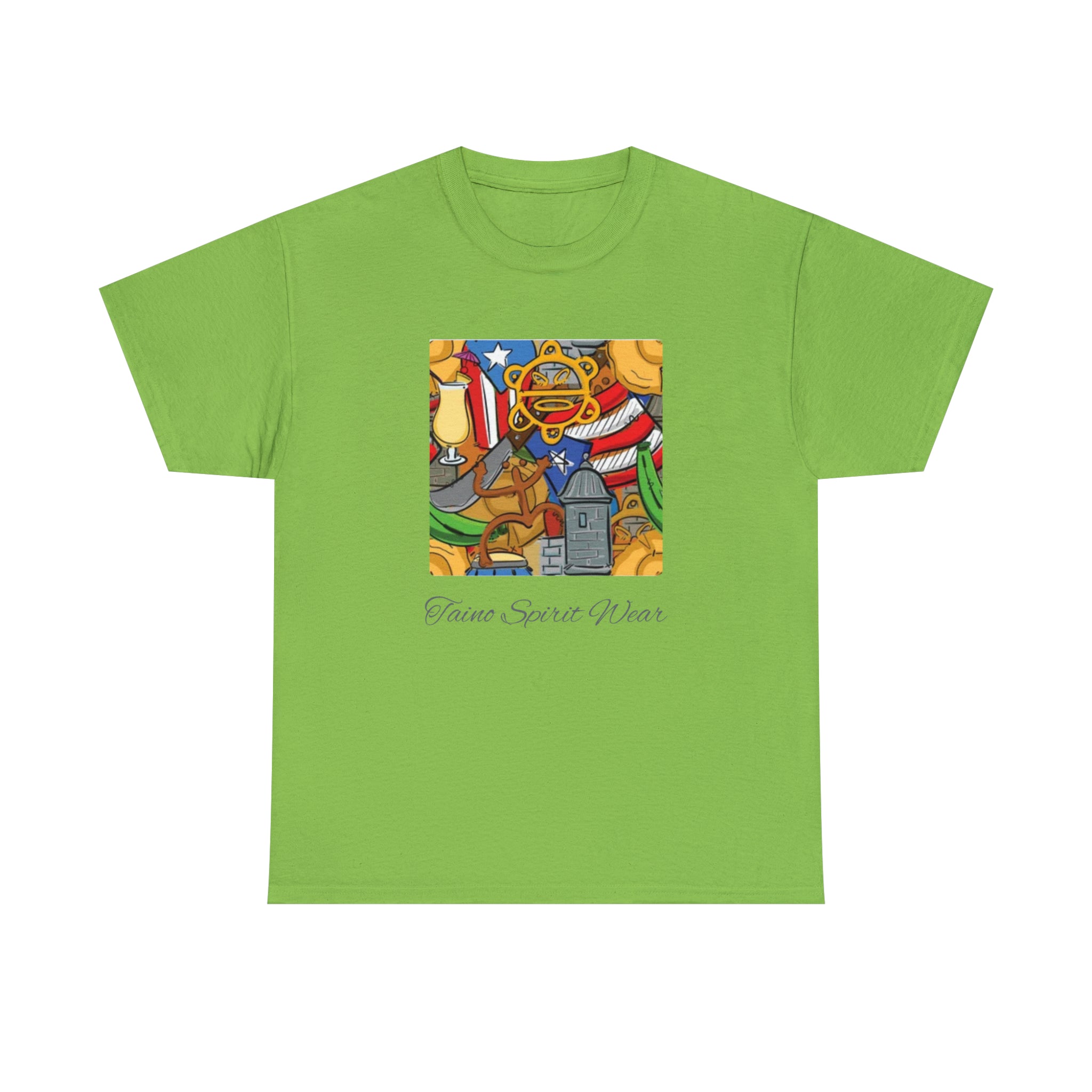 Puerto Rican Heritage Unisex Heavy Cotton Tee