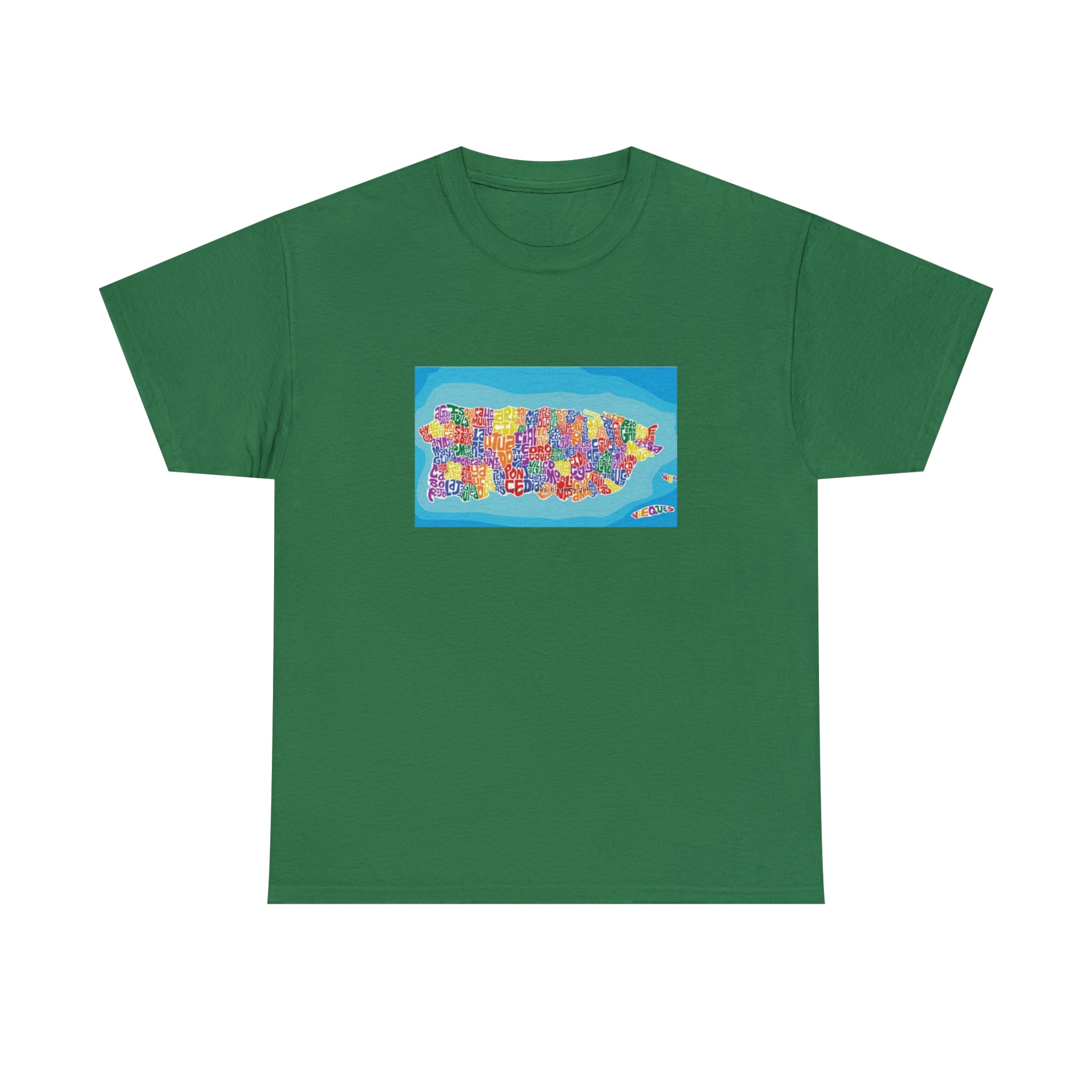 The Island of Puerto Rico Unisex Heavy Cotton Tee