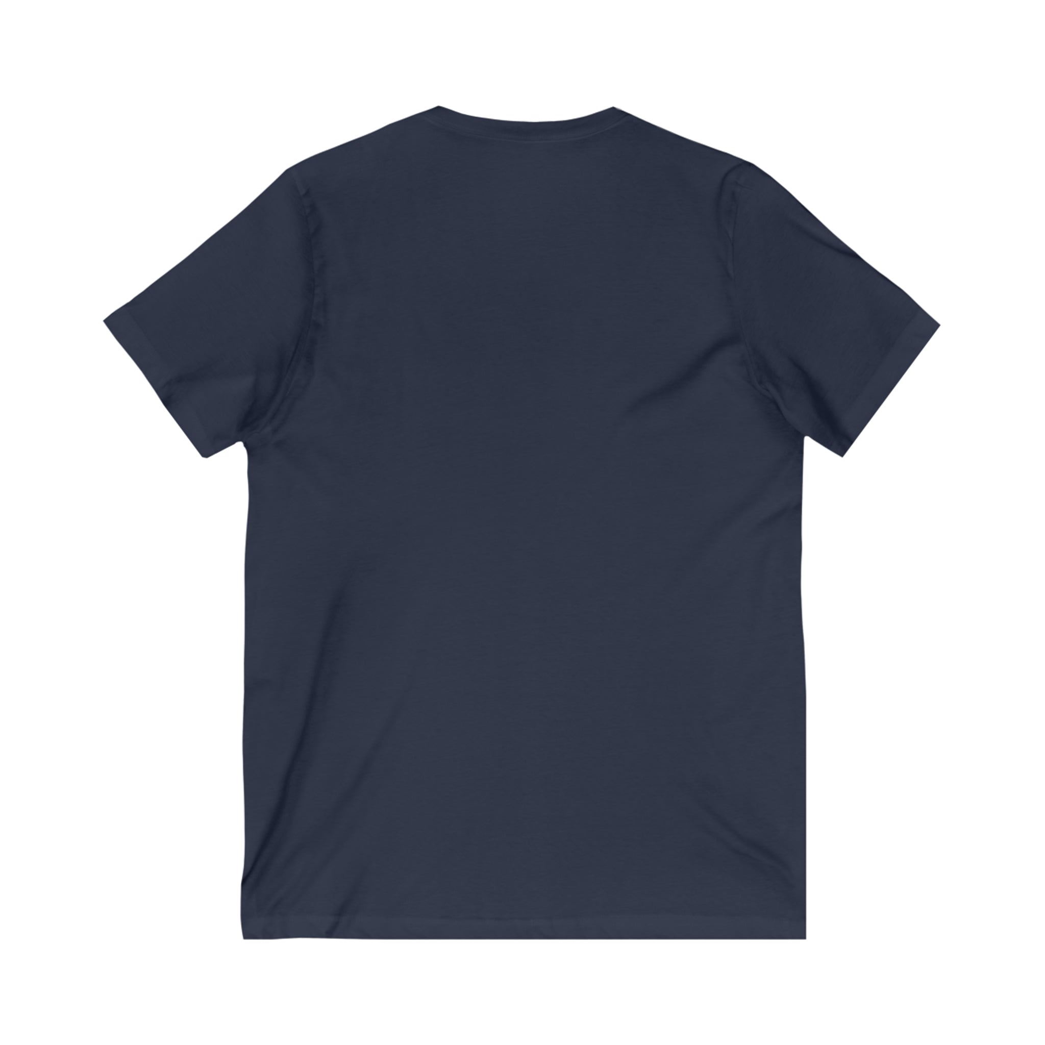 American Flag Circle Unisex Jersey Short Sleeve V-Neck Tee