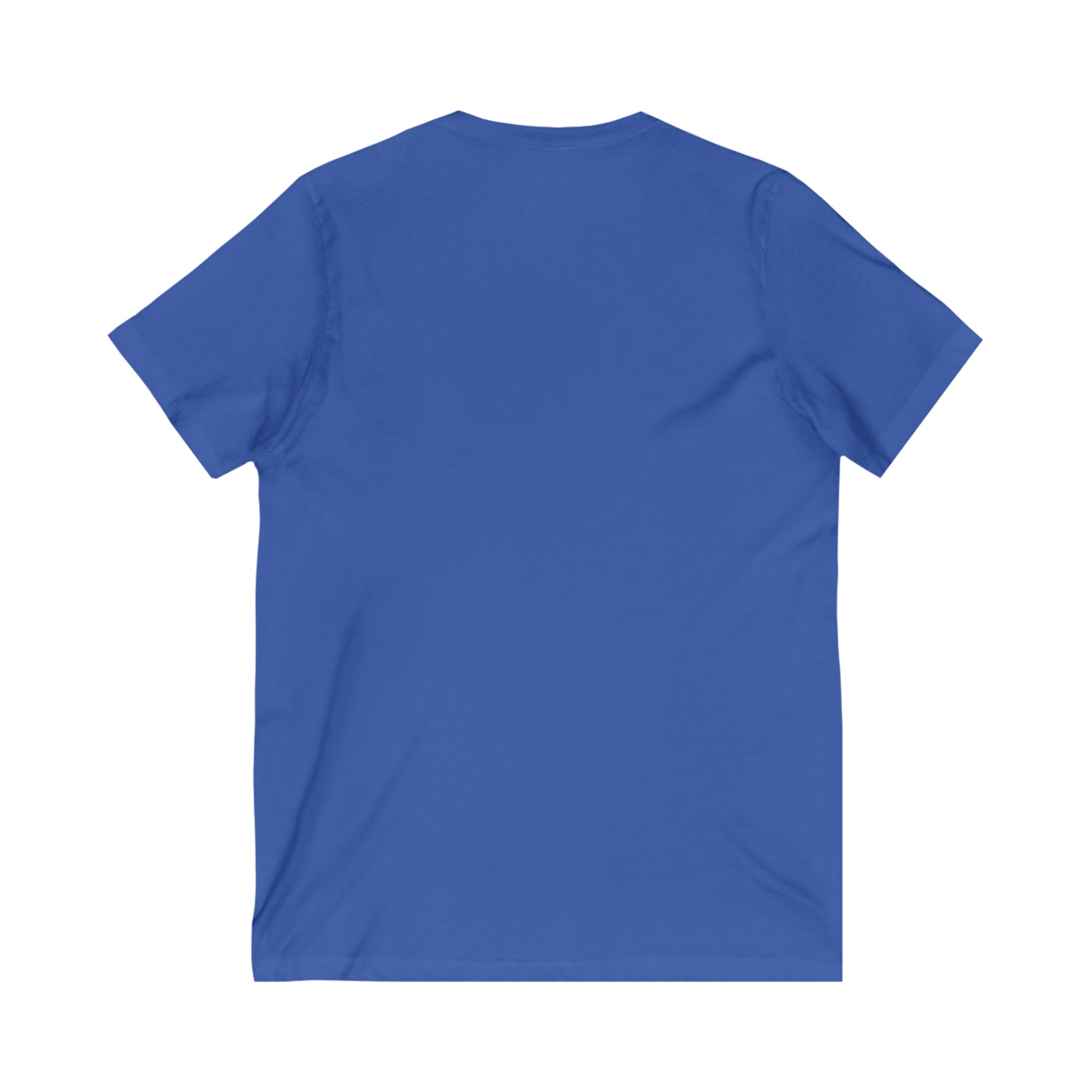 American Flag Circle Unisex Jersey Short Sleeve V-Neck Tee