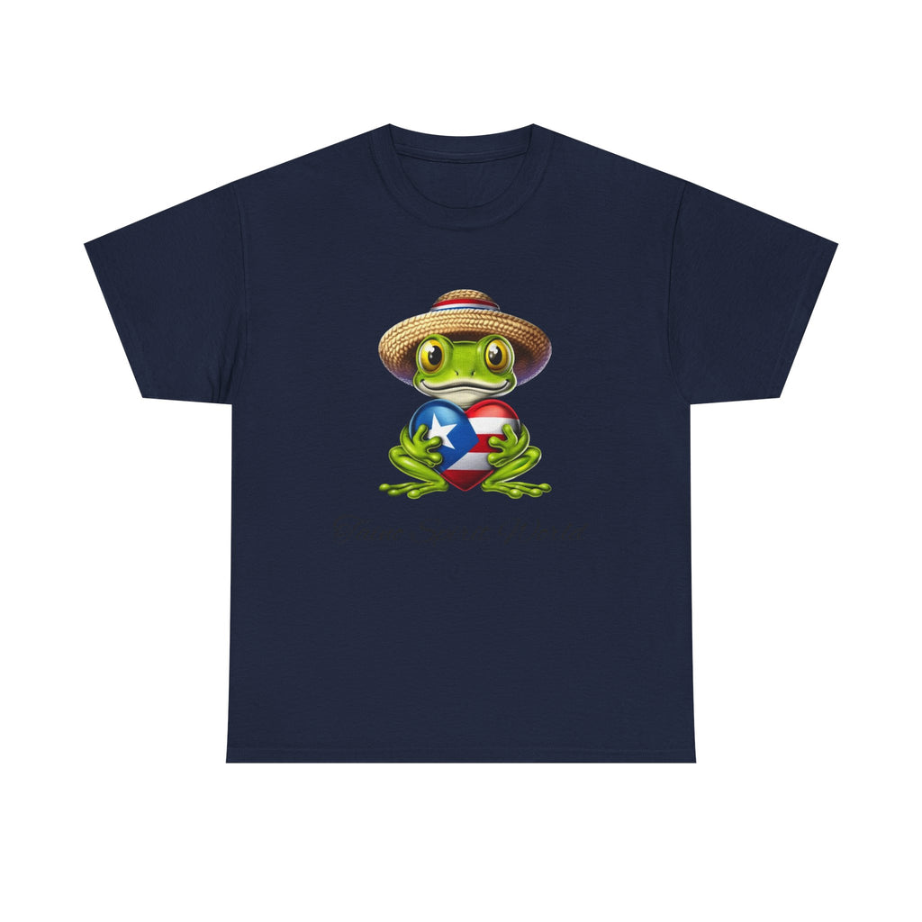 I Heart PR Jibaro Coqui Taino Spirit World Unisex Heavy Cotton Tee