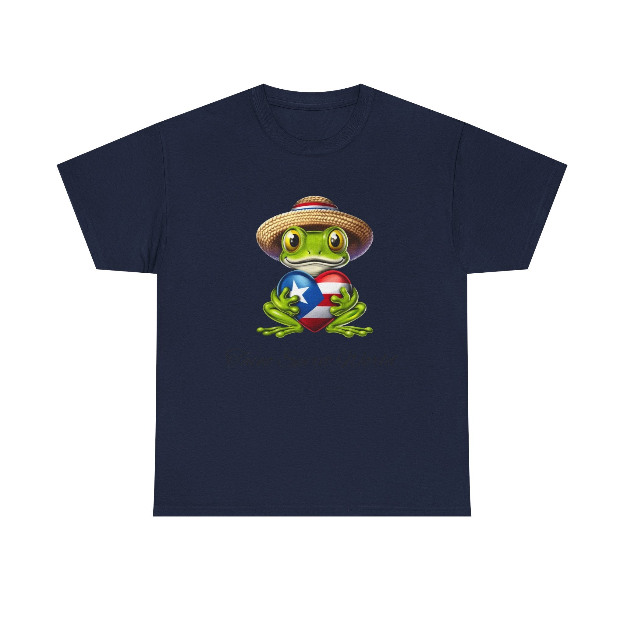 I Heart PR Jibaro Coqui Taino Spirit World Unisex Heavy Cotton Tee