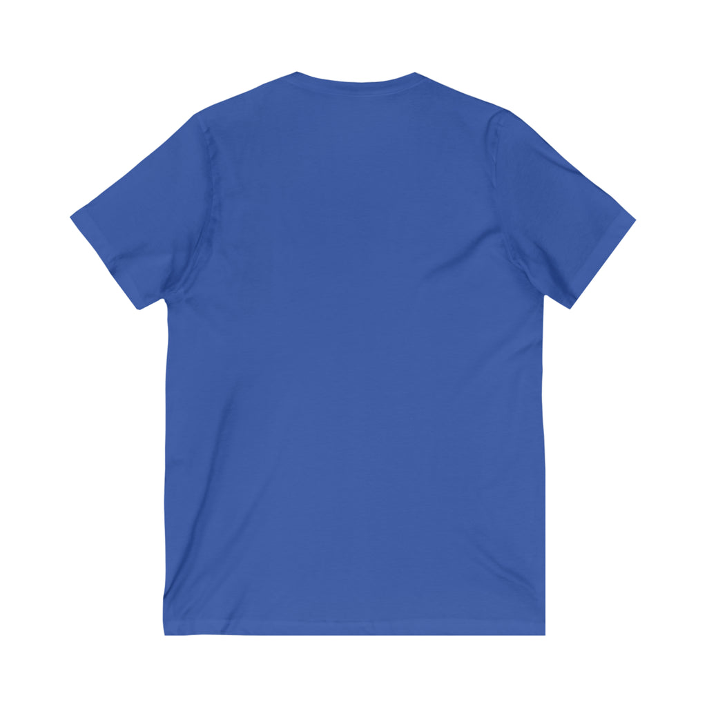 Taino Symbolism Unisex Jersey Short Sleeve V-Neck Tee