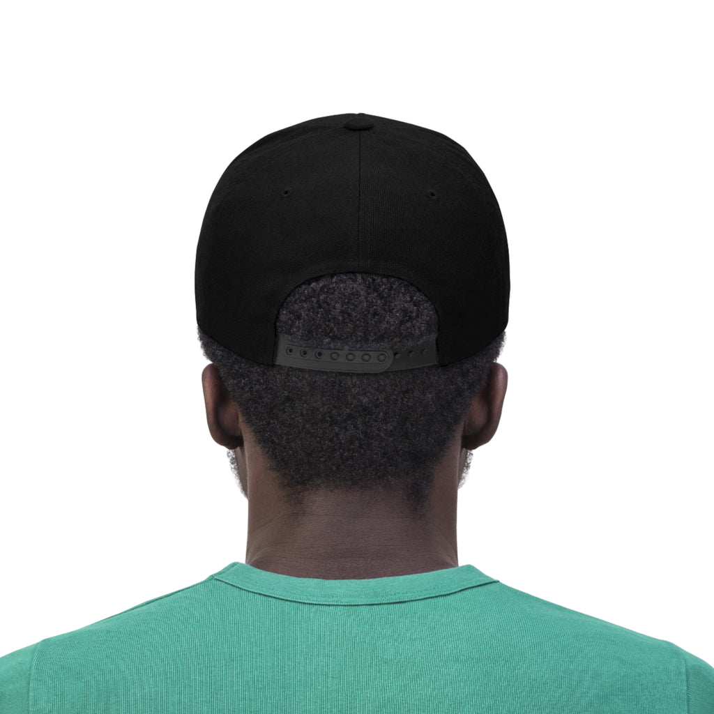 Taino Dark Hurricane Unisex Flat Bill Hat
