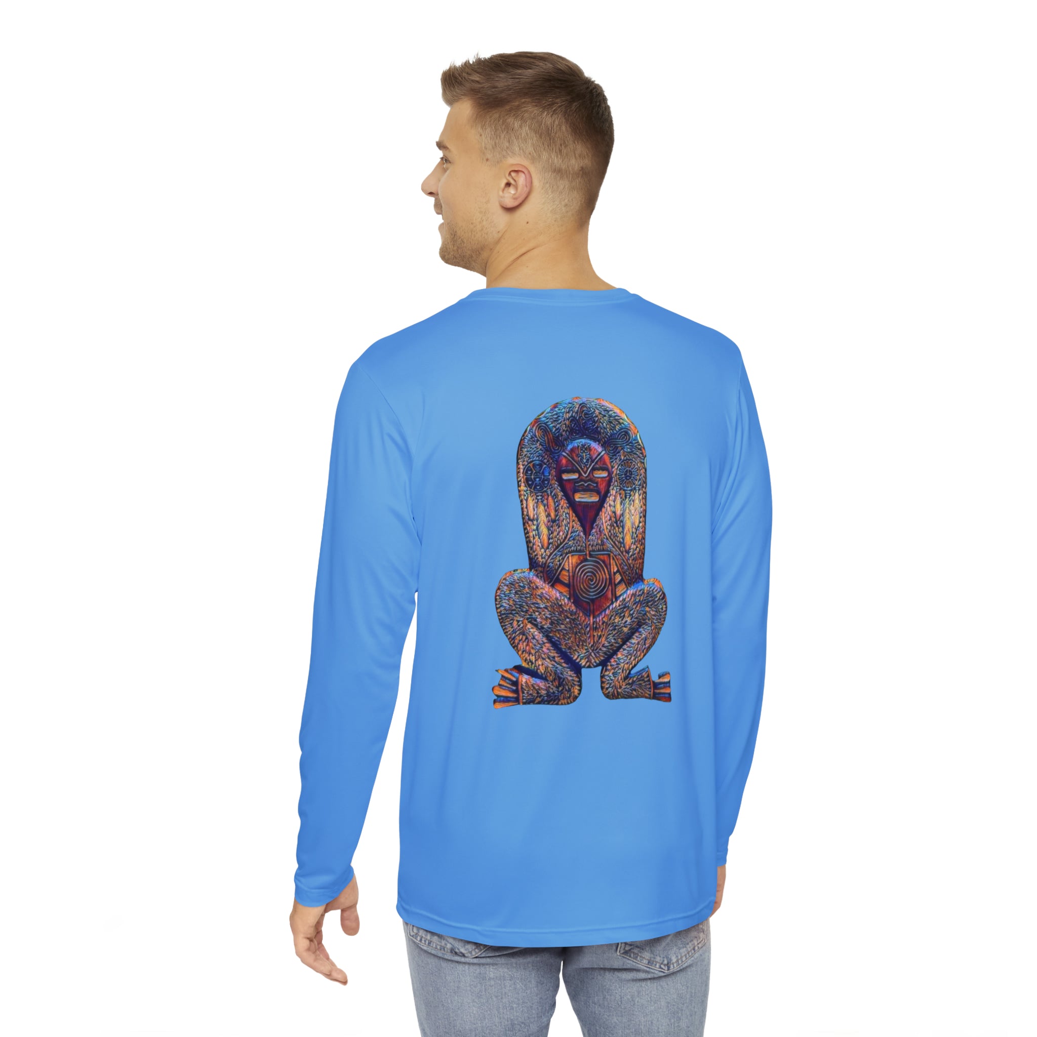 Taino Sun Men's Long Sleeve Shirt (AOP)
