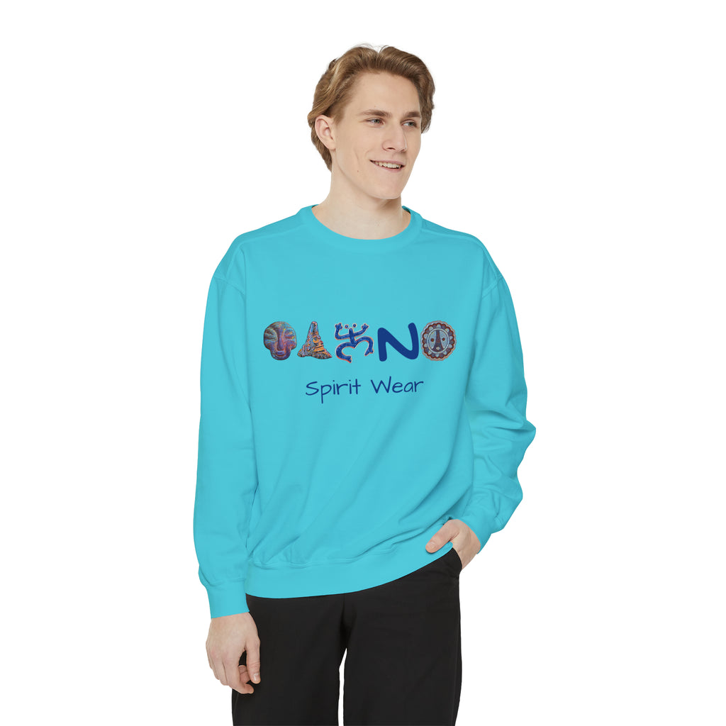 Taino Spirit Wear Symbols Unisex Garment-Dyed Sweatshirt
