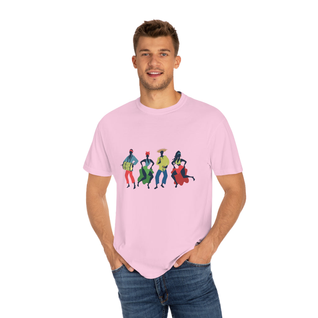 African Dancers Unisex Garment-Dyed T-shirt