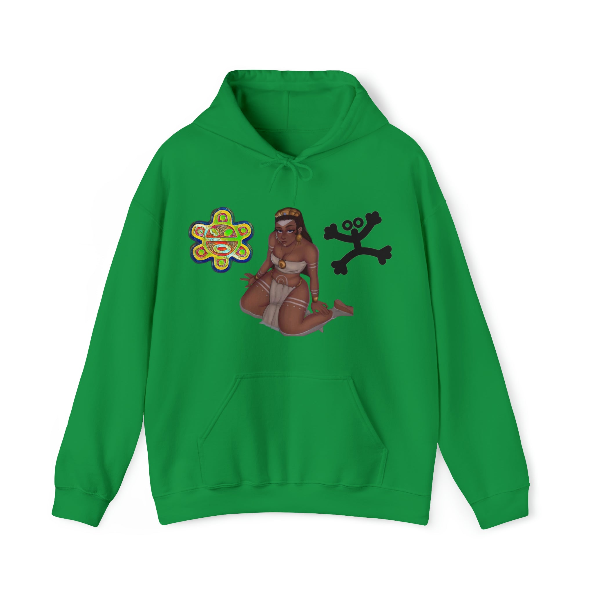 Taino Sun/Coqui/ Woman Warrior Unisex Heavy Blend™ Hooded Sweatshirt