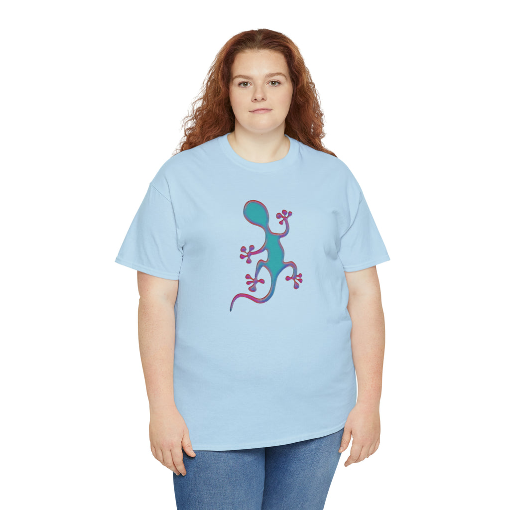 Taino-Inspired Salamander 2 Unisex Heavy Cotton Tee
