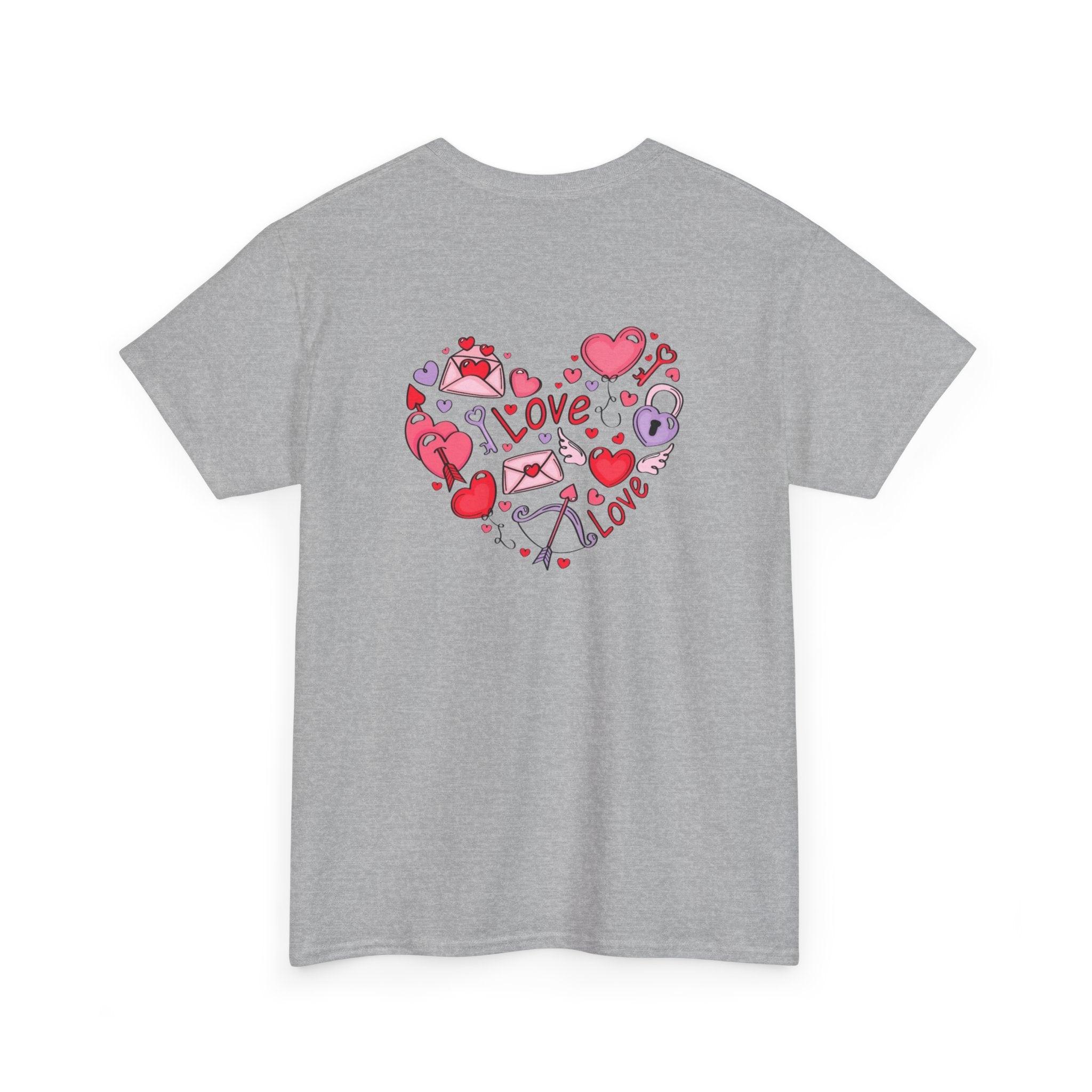 Valentine's Day Love Heart Graphic Tee – Valentine’s Day Romantic Shirt