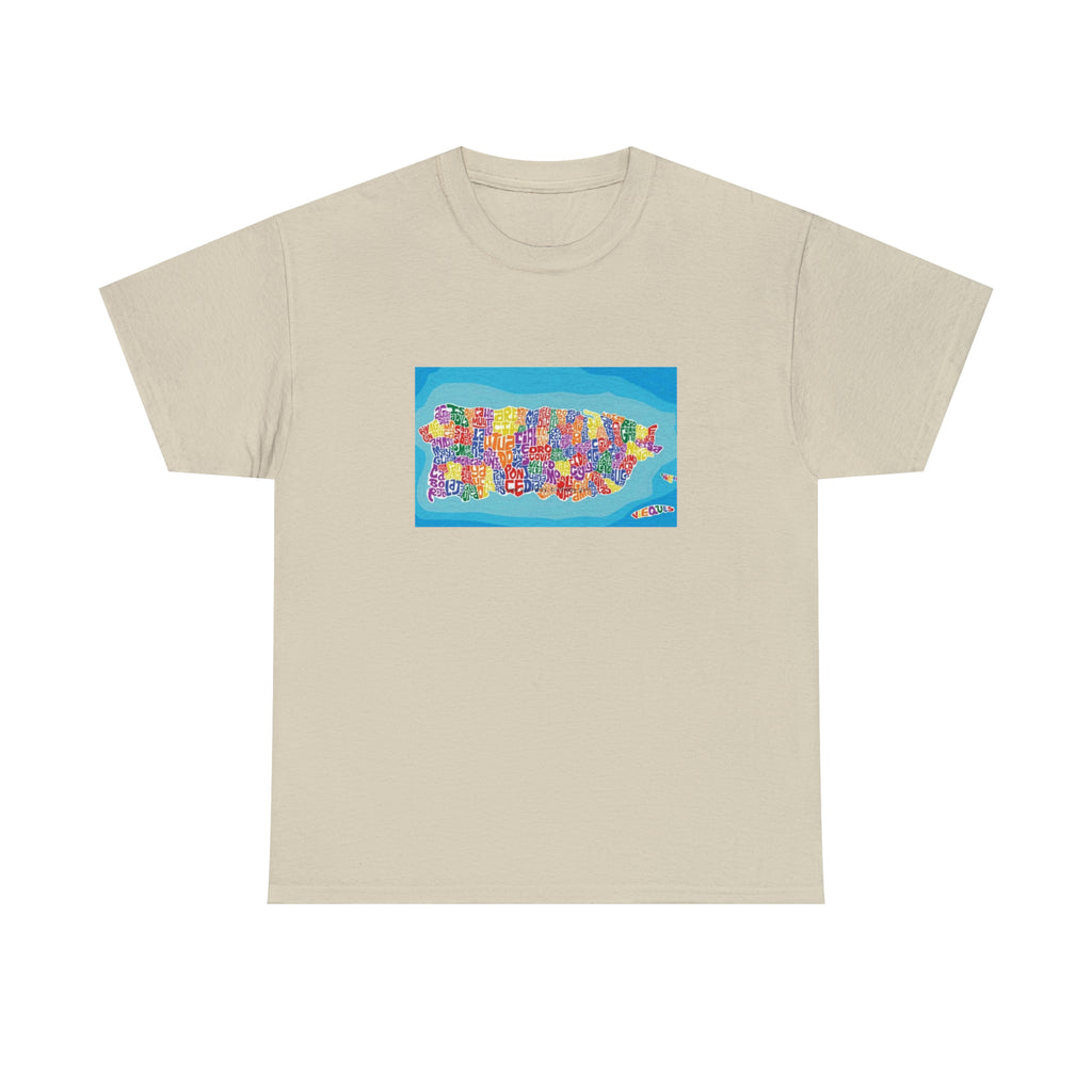 The Island of Puerto Rico Unisex Heavy Cotton Tee