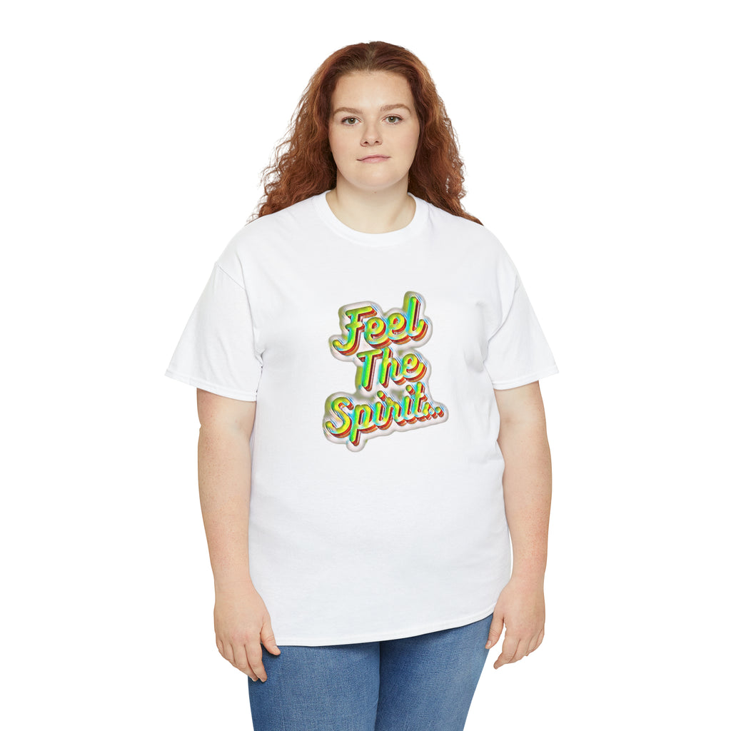 Feel The Spirit Unisex Heavy Cotton Tee