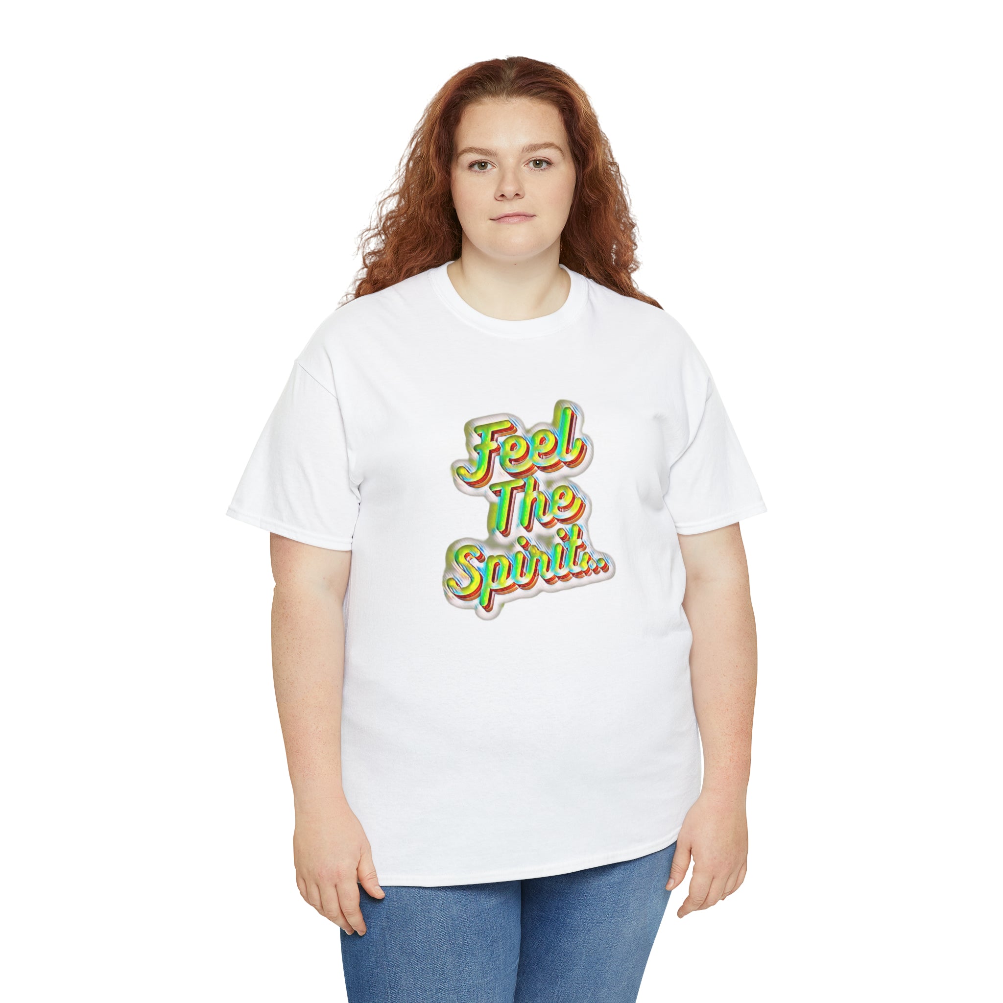 Feel The Spirit Unisex Heavy Cotton Tee