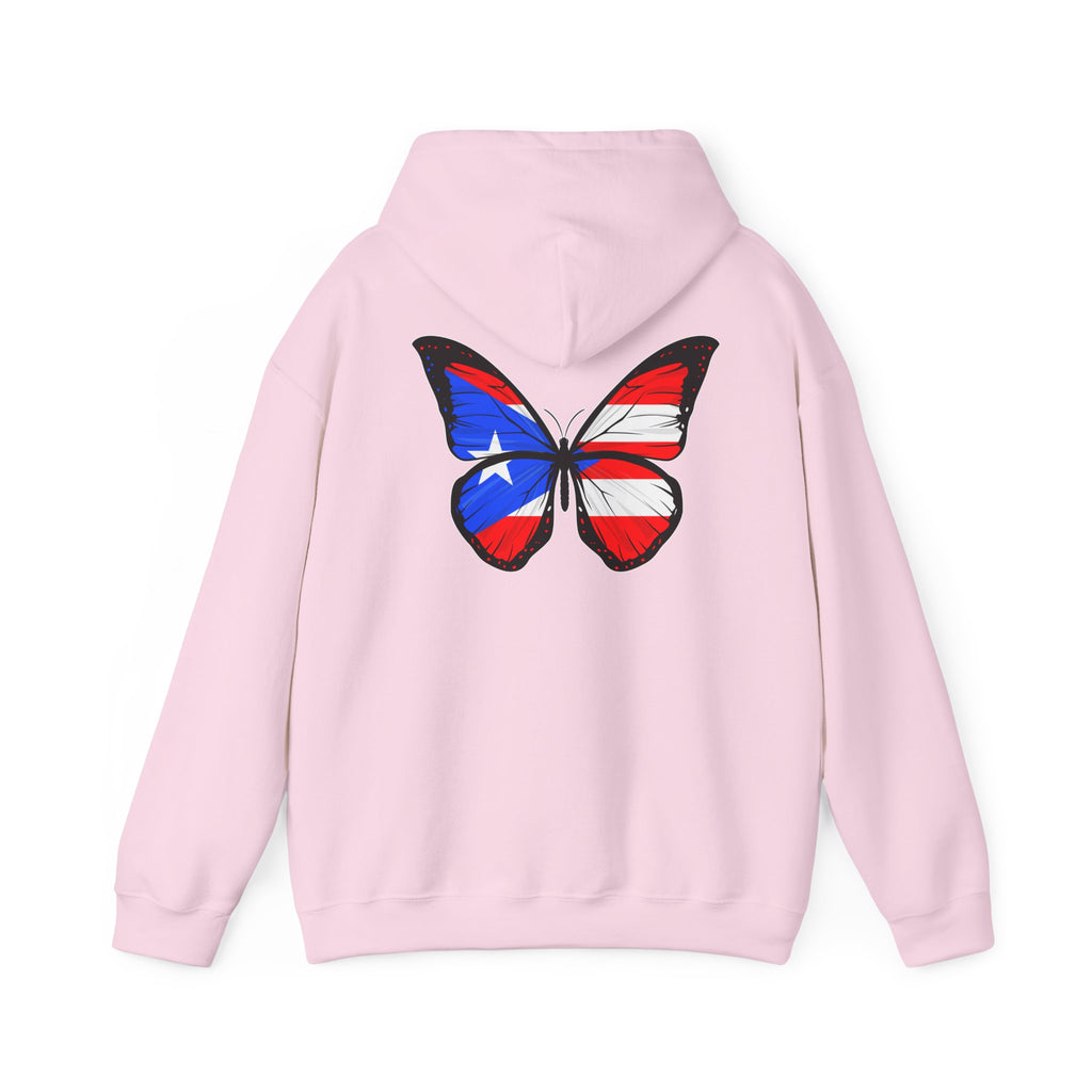 Women's Puerto Rico Flag Butterfly Hoodie