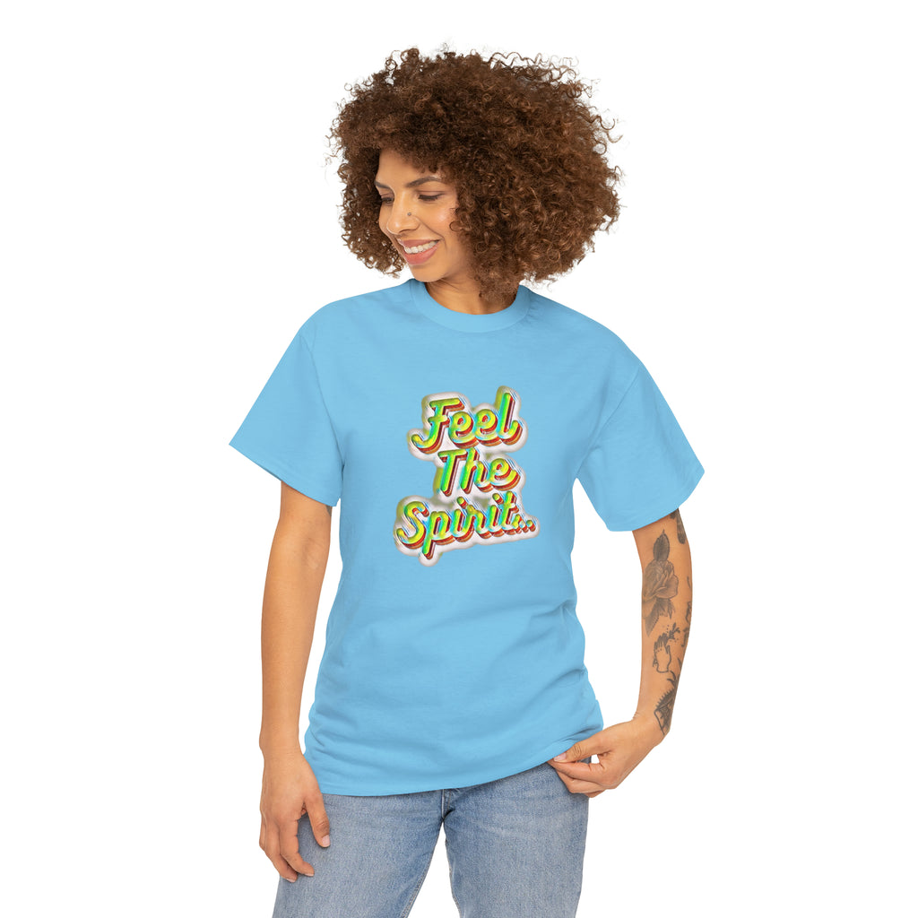 Feel The Spirit Unisex Heavy Cotton Tee