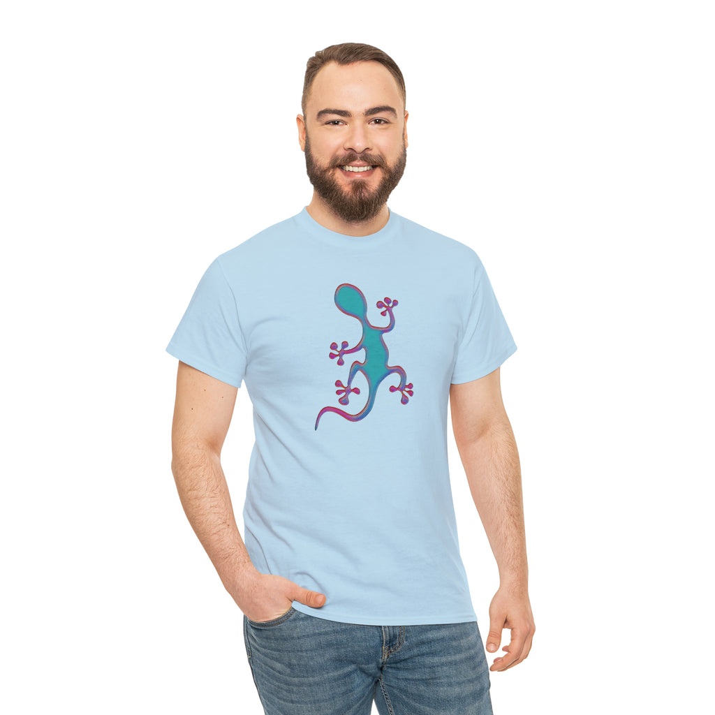 Taino-Inspired Salamander 2 Unisex Heavy Cotton Tee