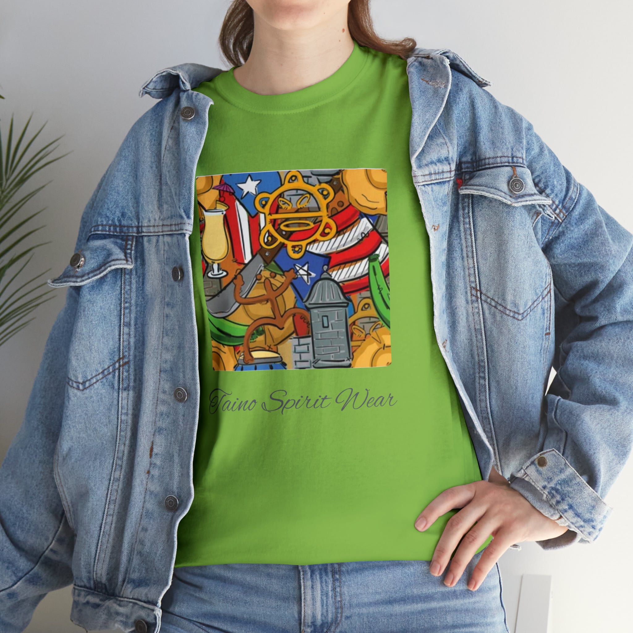 Puerto Rican Heritage Unisex Heavy Cotton Tee
