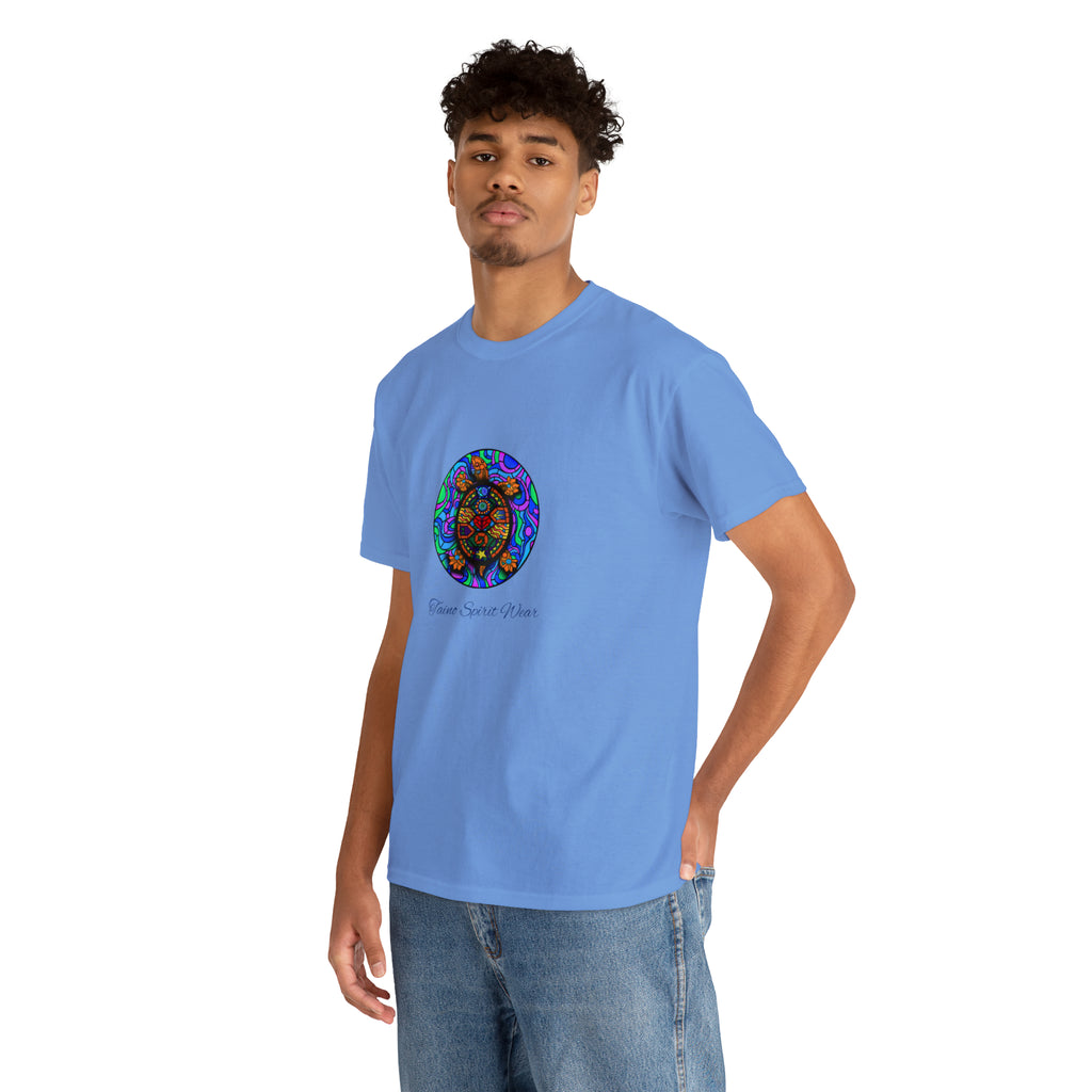 Taino-Inspired Turtle Unisex Heavy Cotton Tee