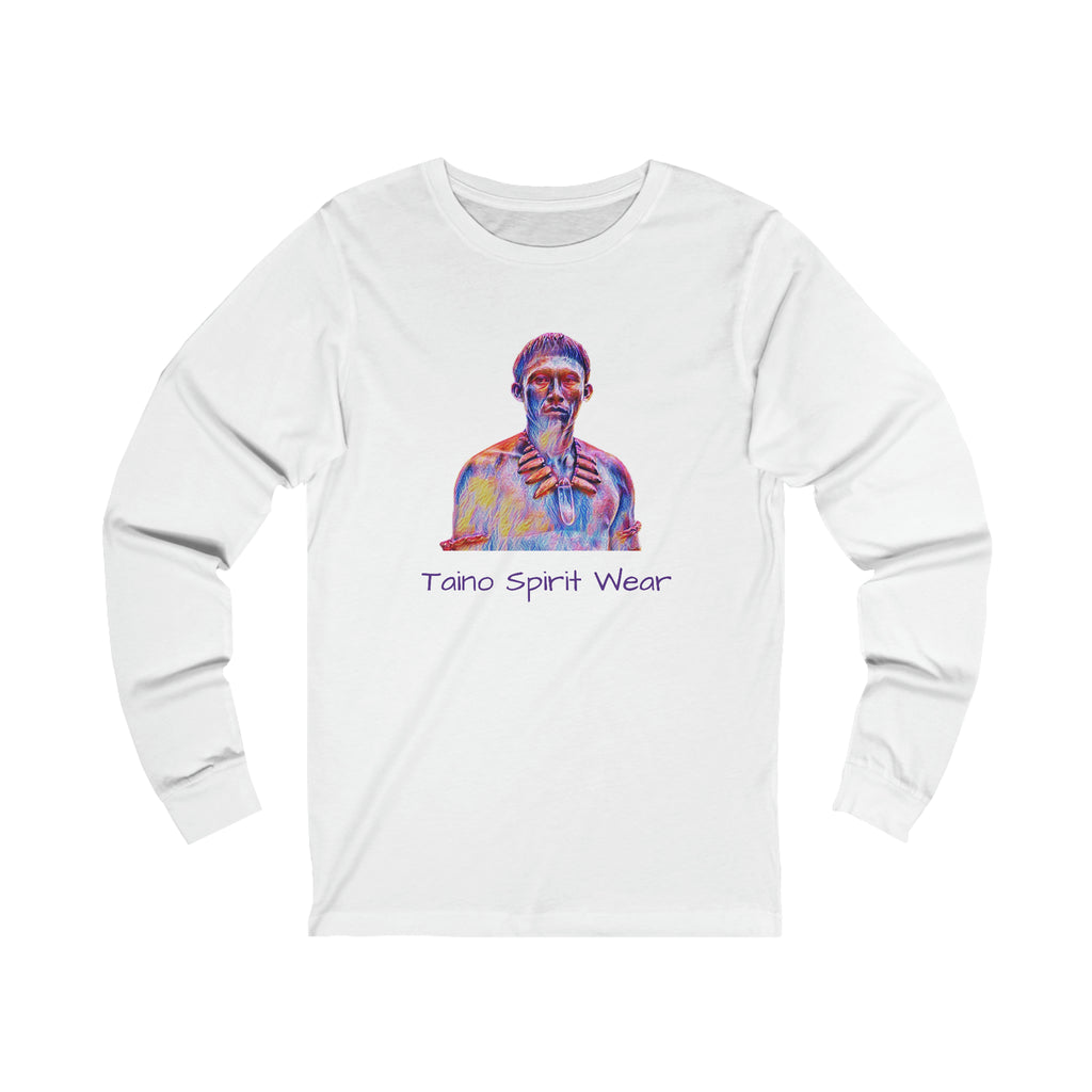 Taino Spirit Wear/Taino Warrior Unisex Jersey Long Sleeve Tee