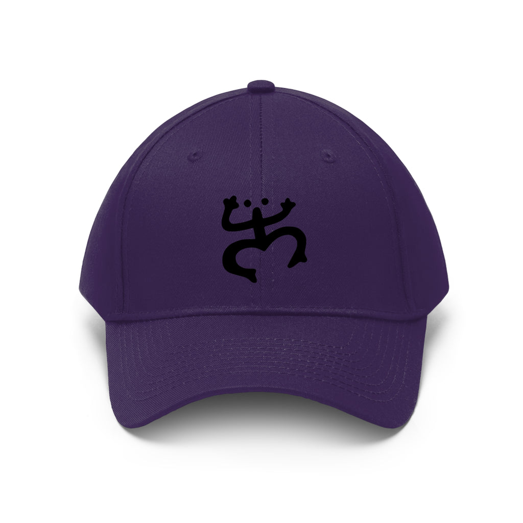 Taino Black Coqui Unisex Twill Hat