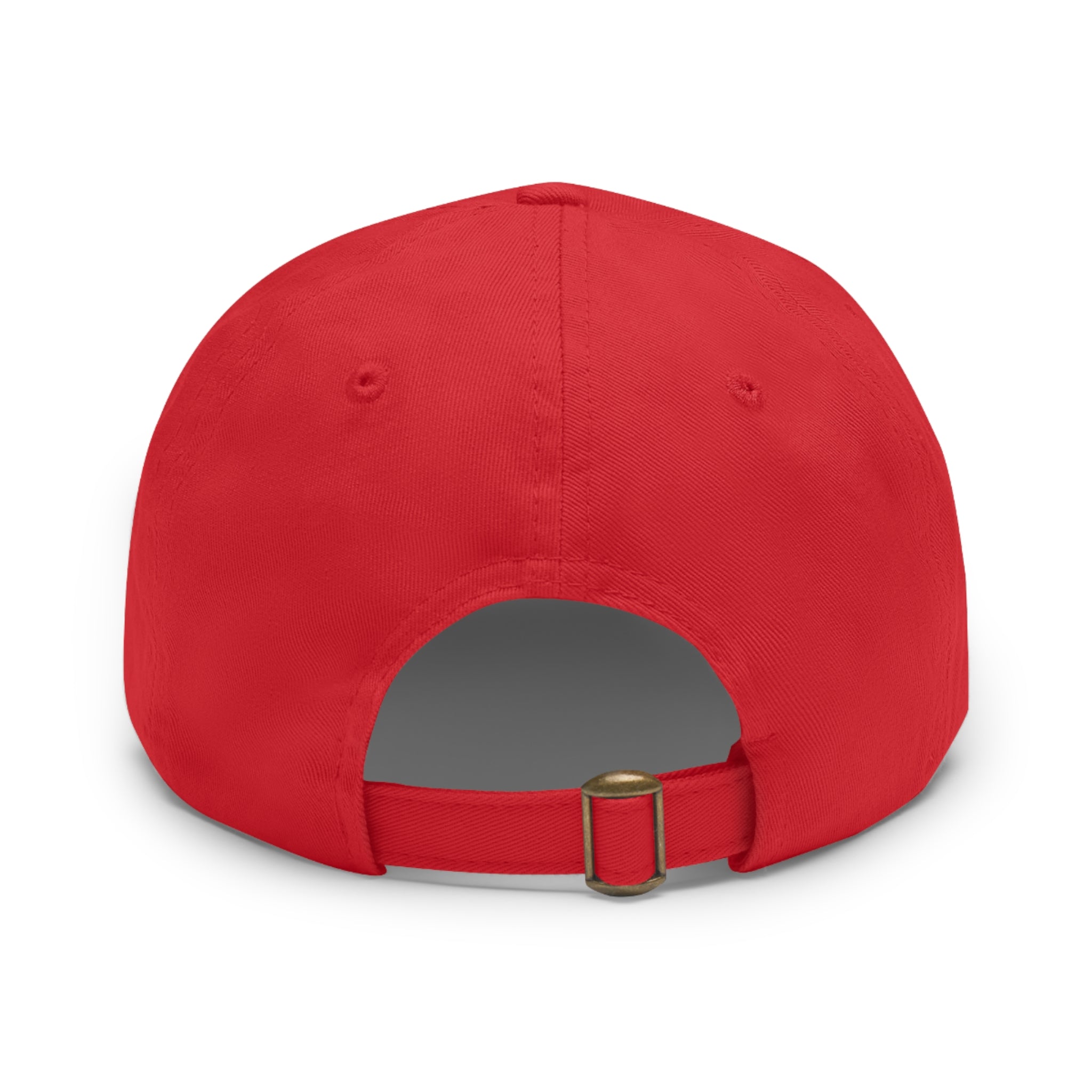 Taino Symbolism Dad Hat with Leather Patch (Round)
