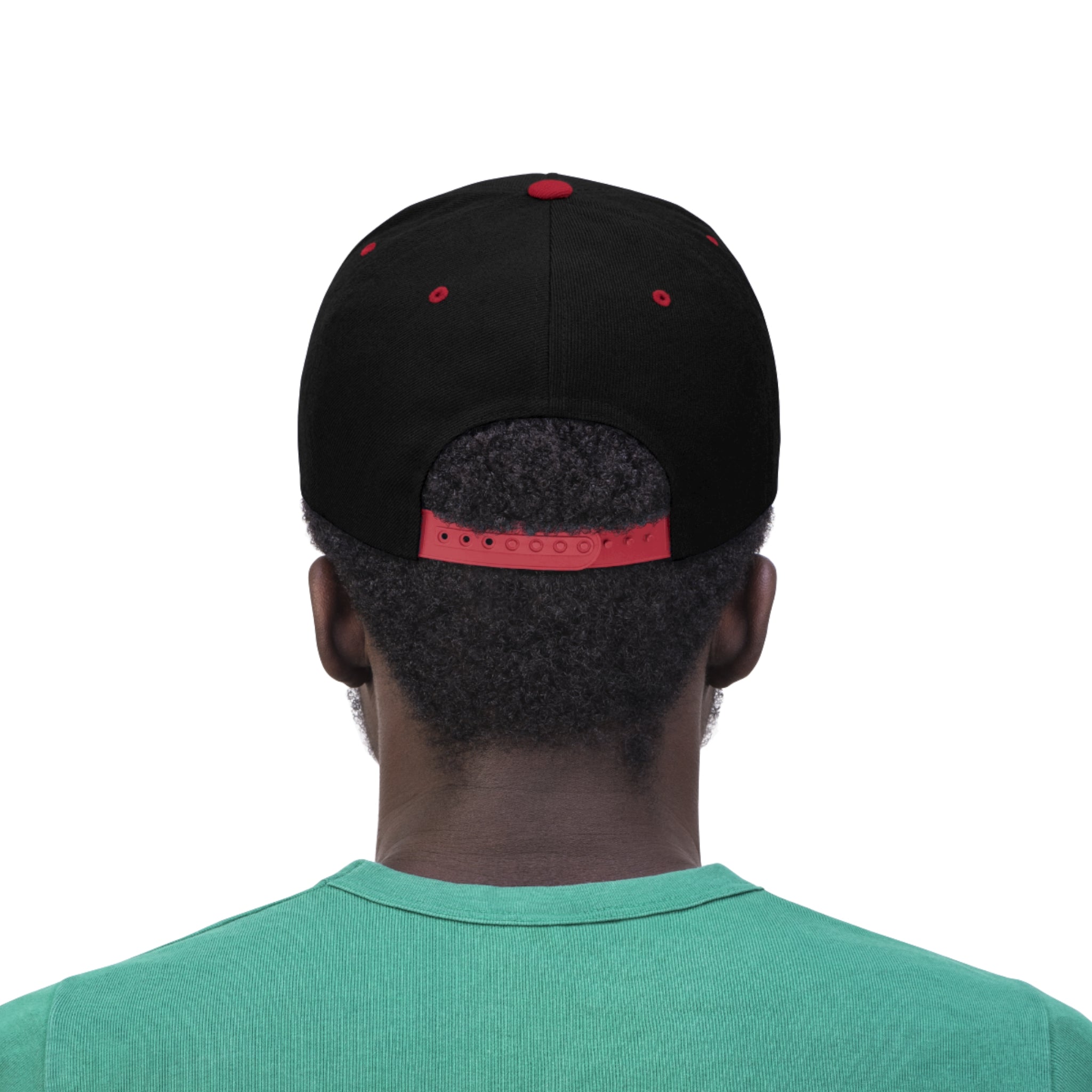 Taino Black Coqui Unisex Flat Bill Hat