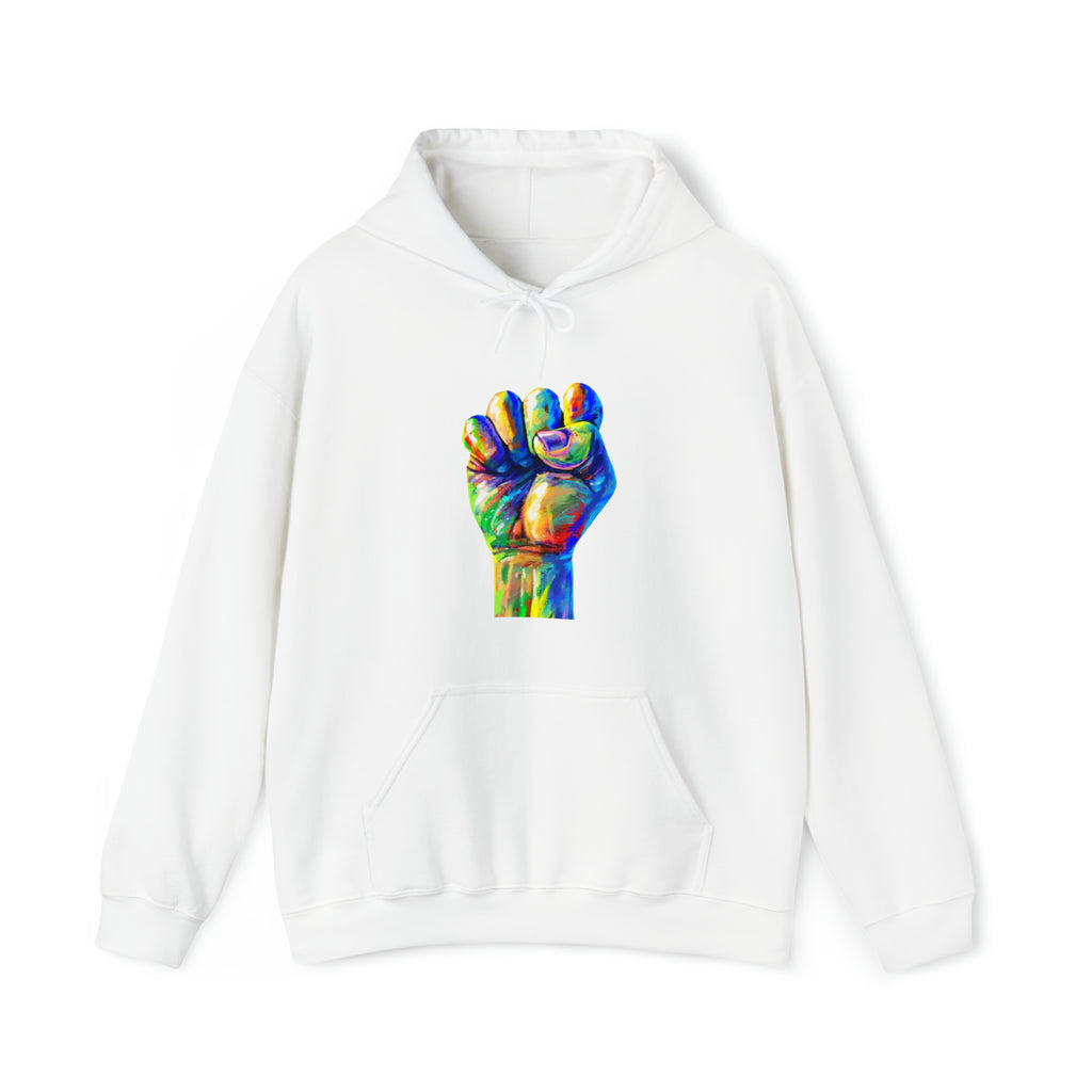 Power to The People Fist Unisex Heavy Blend™ Hooded Sweatshirt