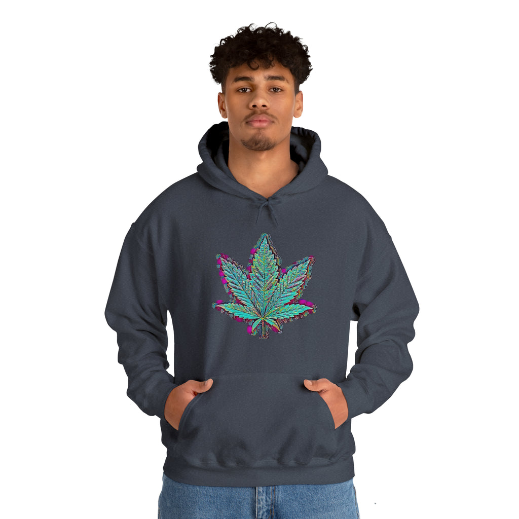 The Five Finger Leaf Unisex Heavy Blend™ Hooded Sweatshirt