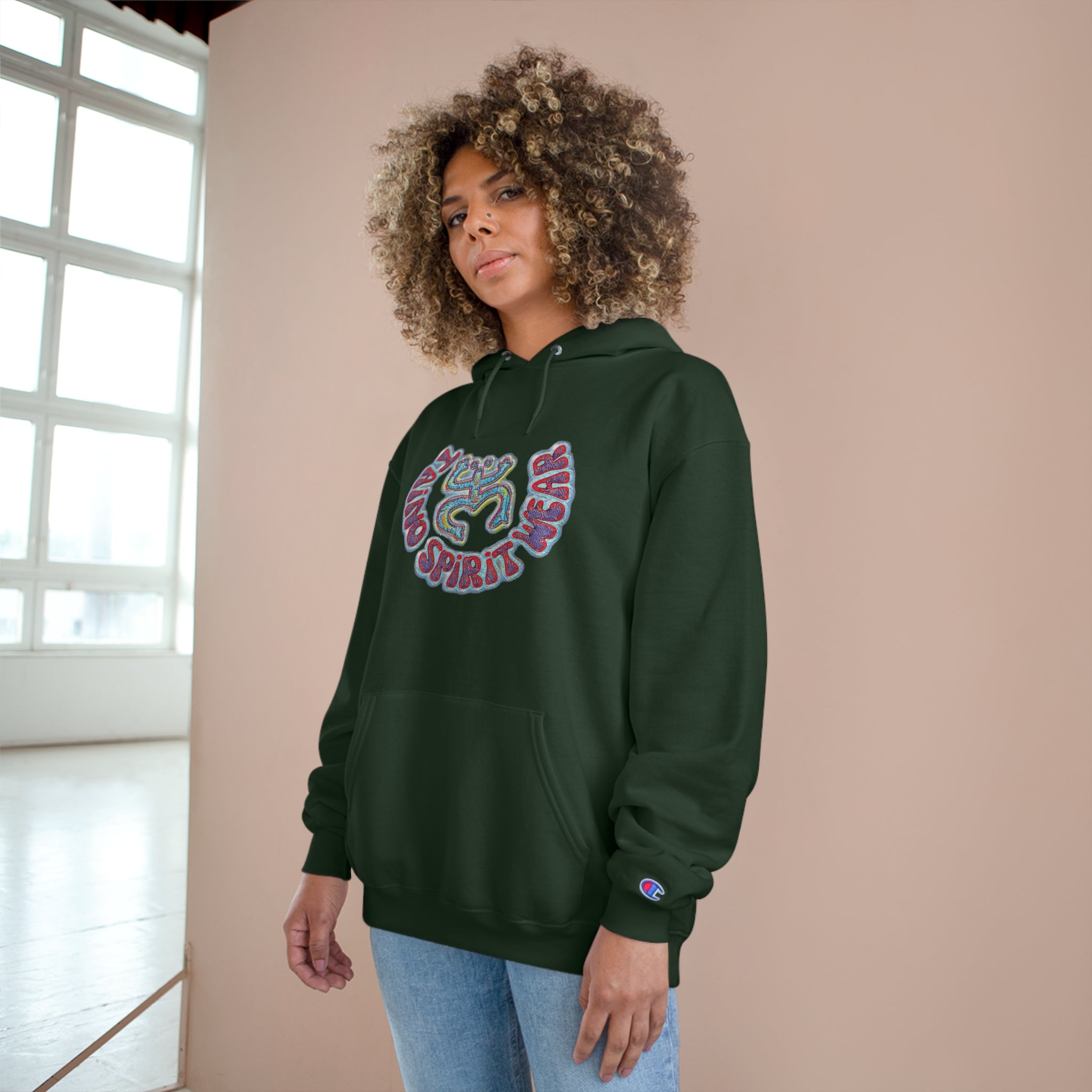 Taino Spirit Wear Coqui Champion Hoodie