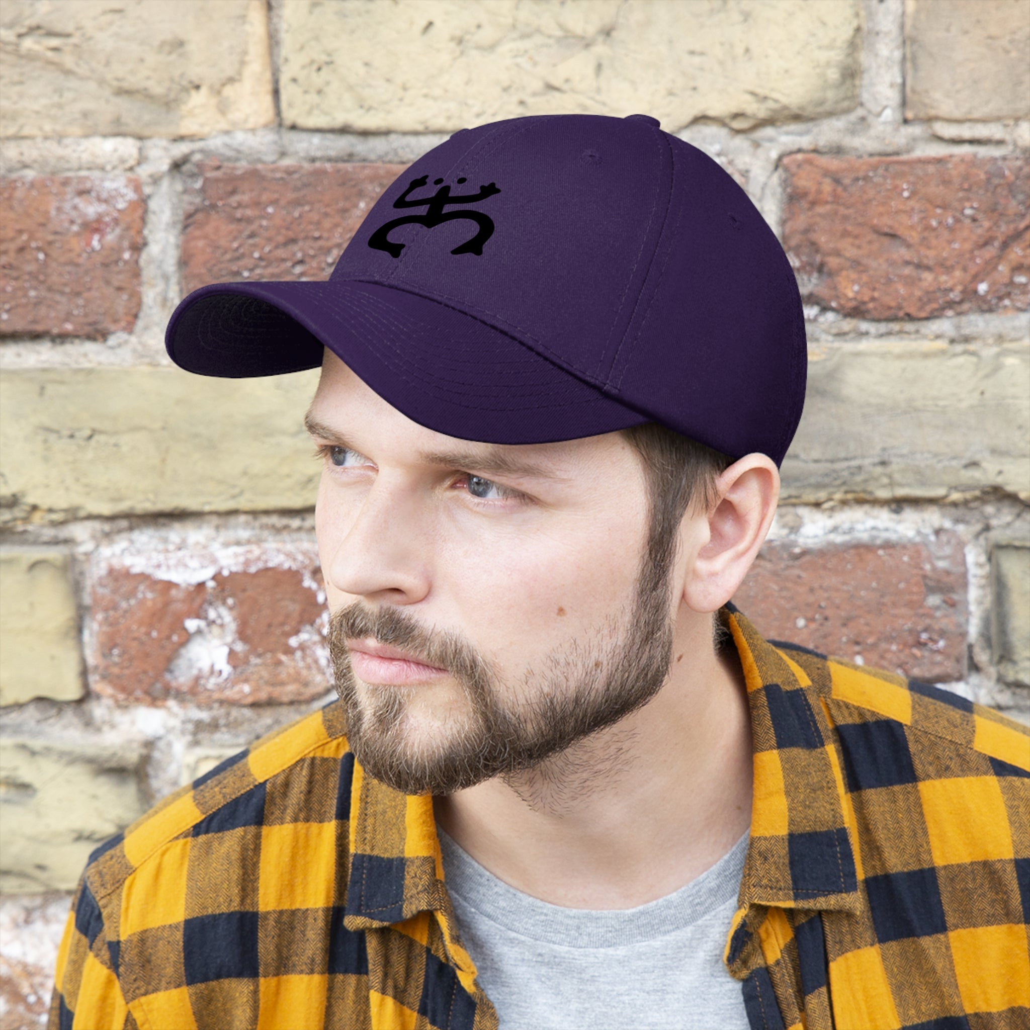 Taino Black Coqui Unisex Twill Hat