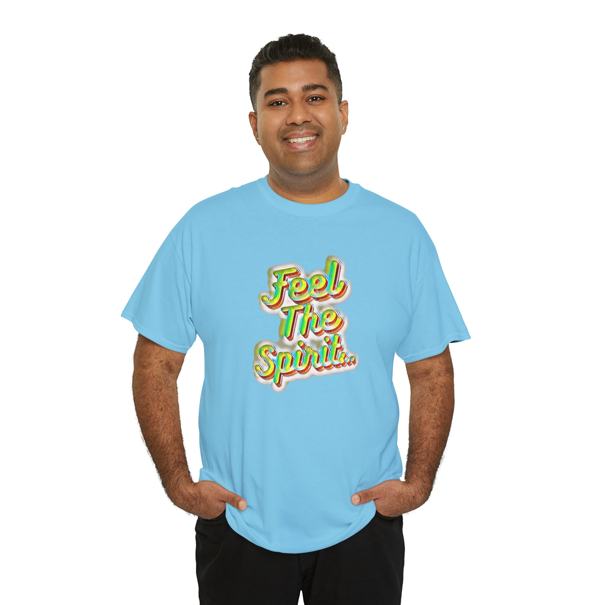Feel The Spirit Unisex Heavy Cotton Tee