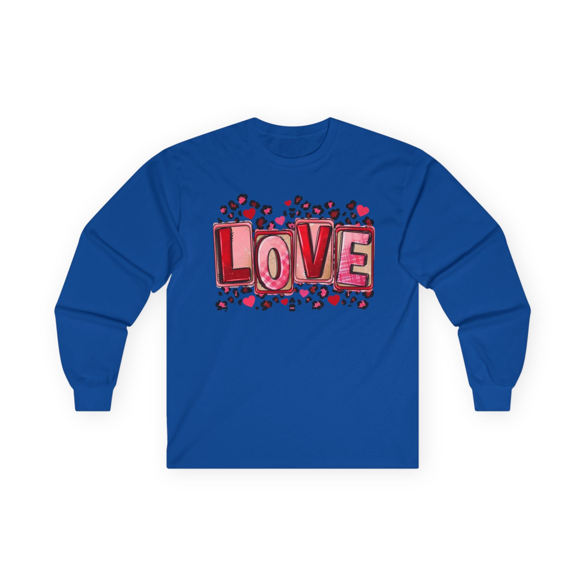 Valentine's Day Love Heart Long Sleeve Tee — Valentine’s Day Graphic Shirt