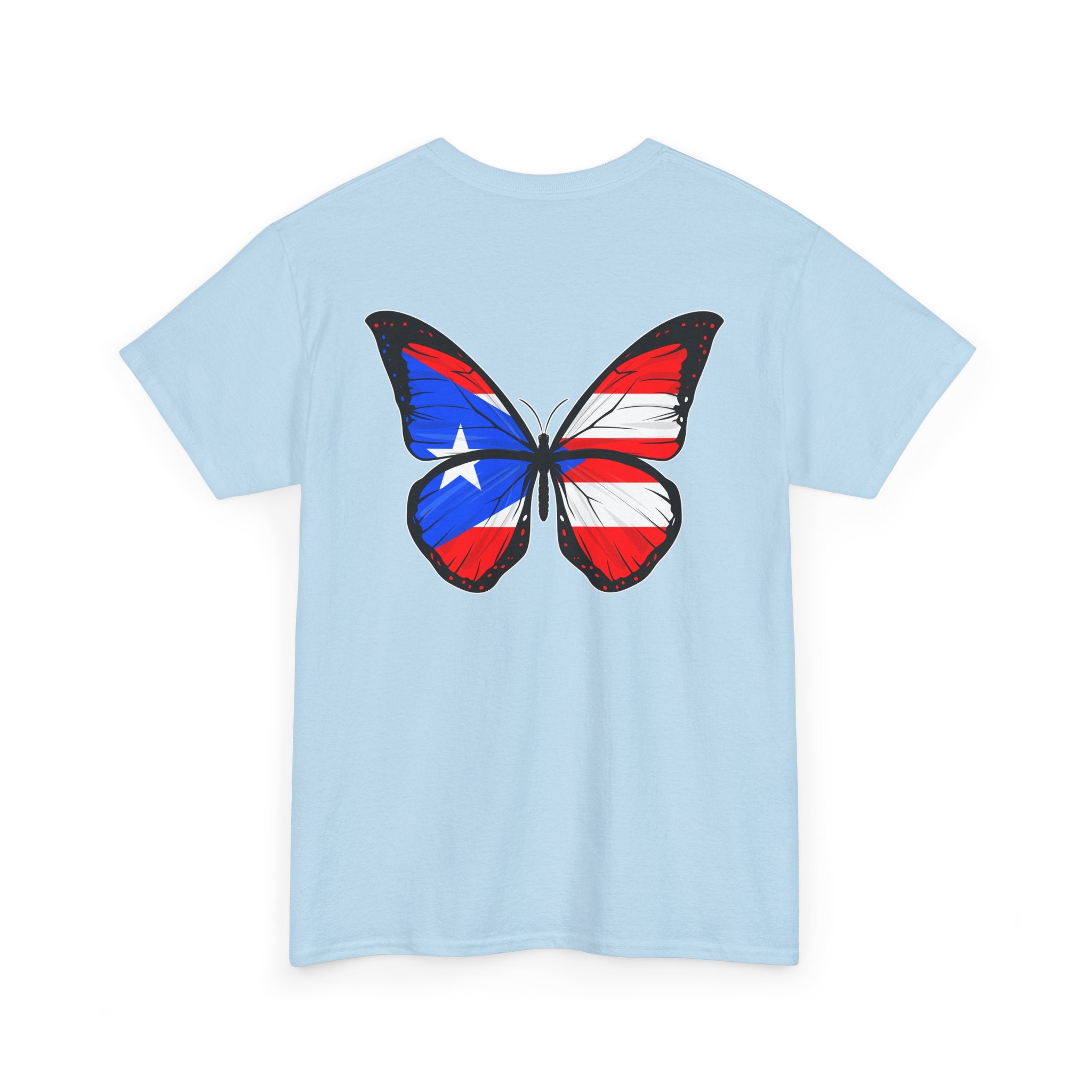 Women's Puerto Rico Flag Butterfly T-Shirt