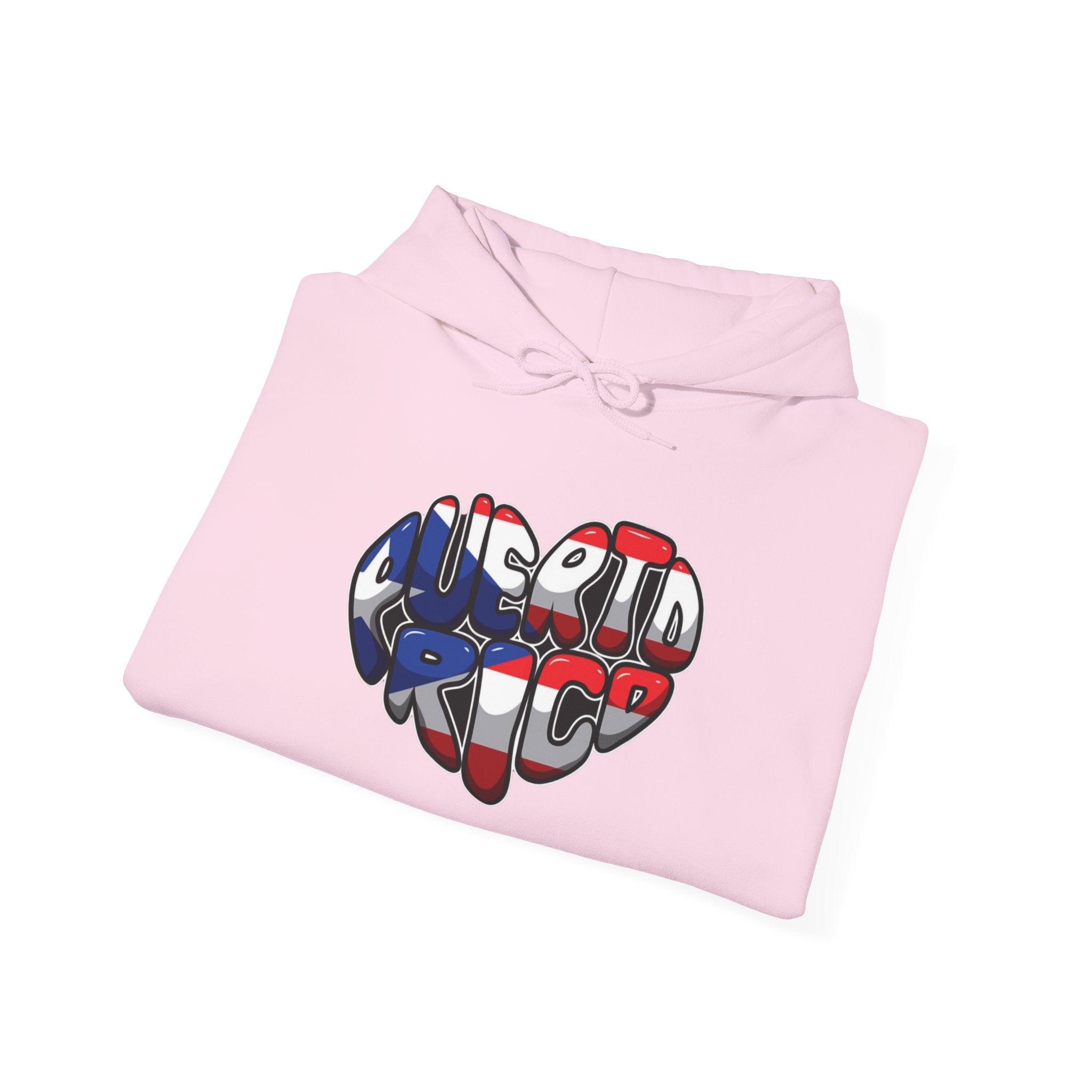 Puerto Rico Flag Heart & Frog Hoodie – Puerto Rican Pride Sweatshirt