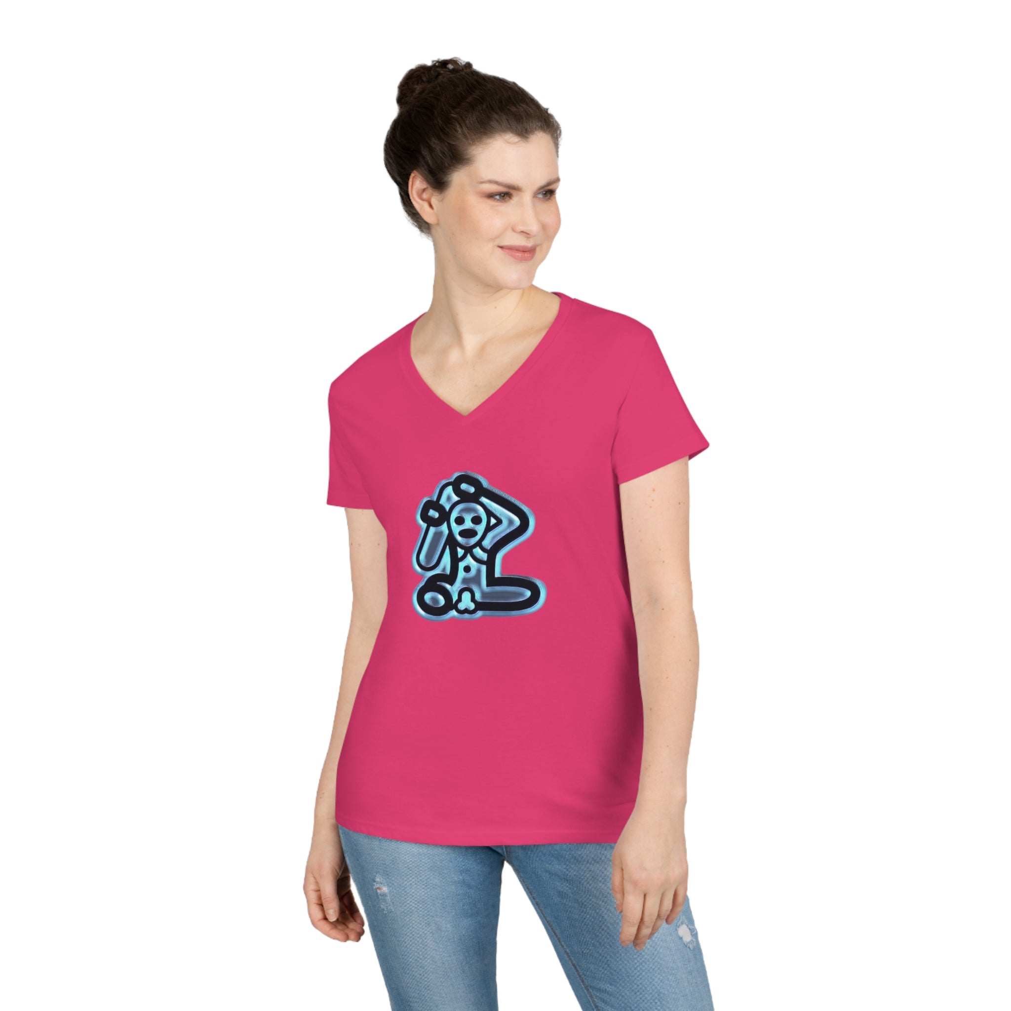 Taino Symbolism Ladies' V-Neck T-Shirt