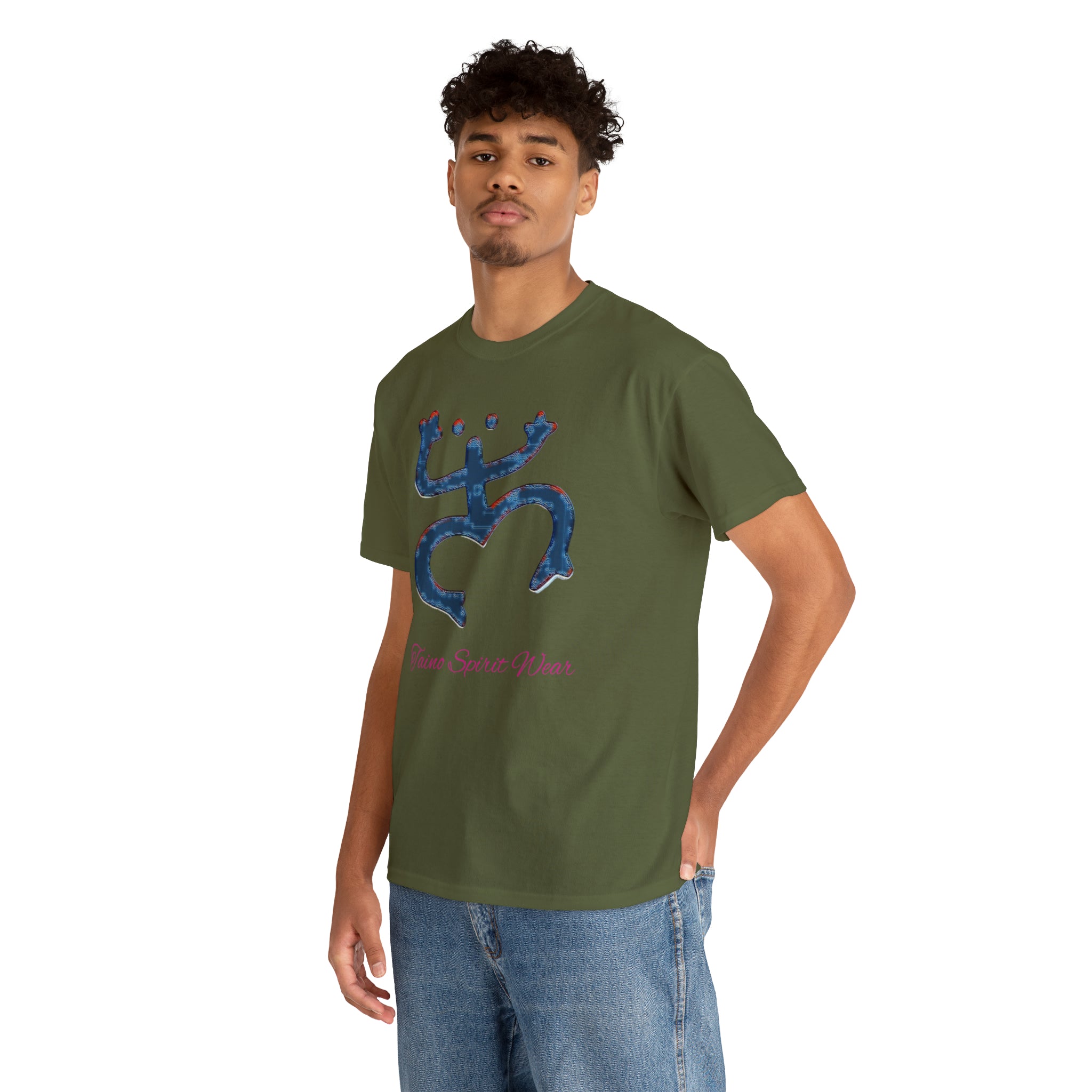 Taino Large Coqui Unisex Heavy Cotton Tee