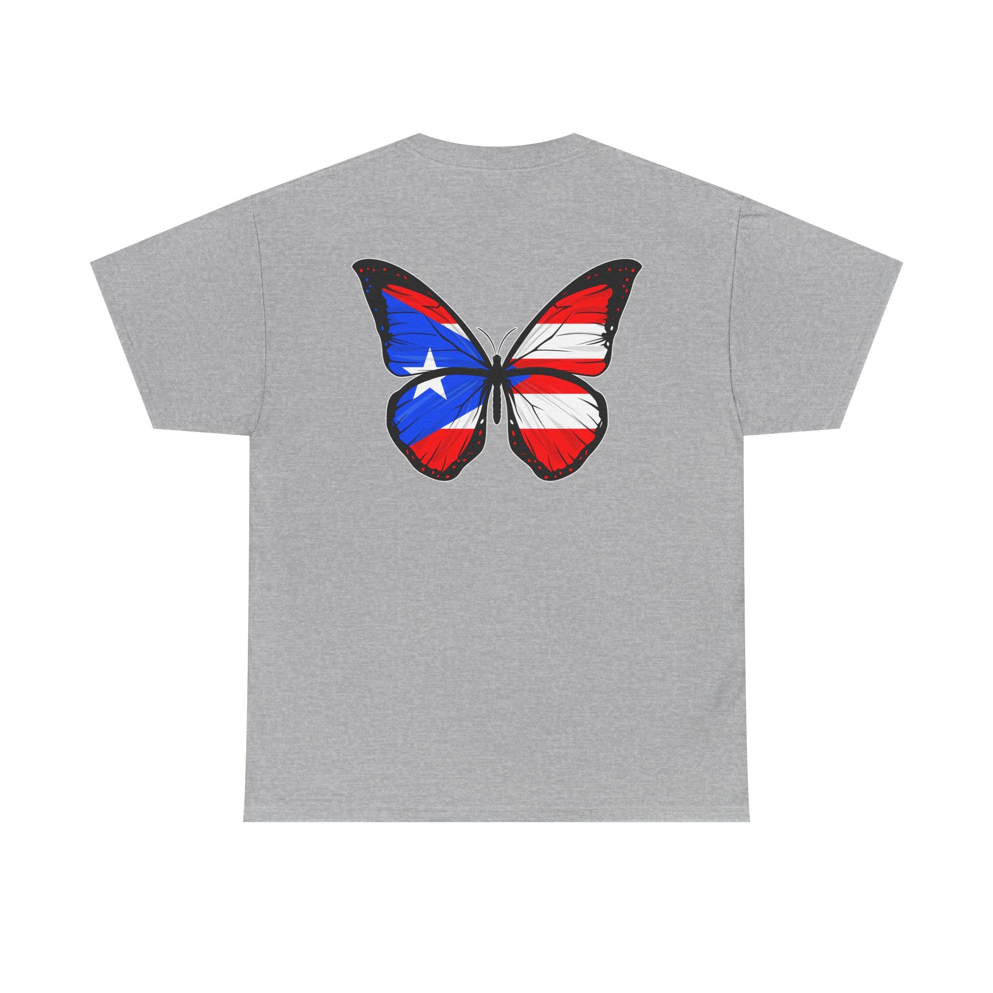 Women's Puerto Rico Flag Butterfly T-Shirt