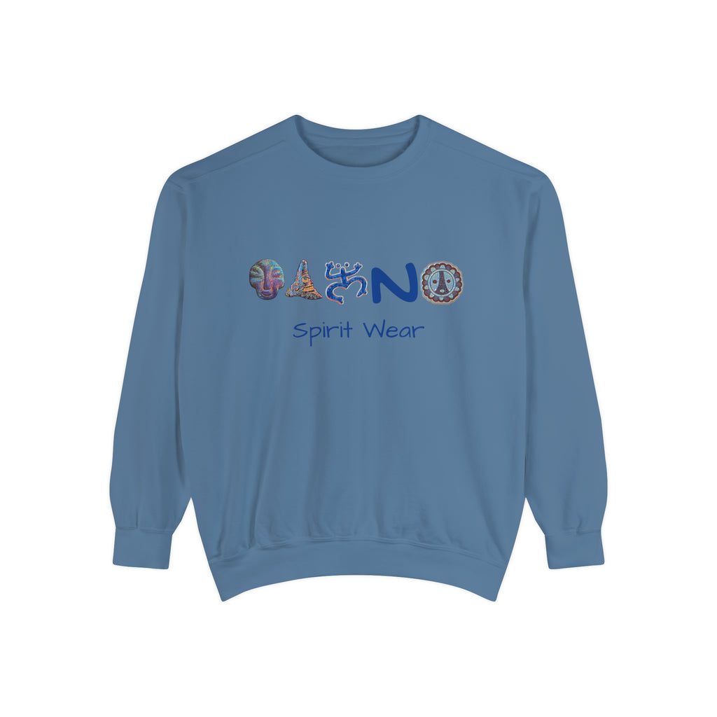 Taino Spirit Wear Symbols Unisex Garment-Dyed Sweatshirt