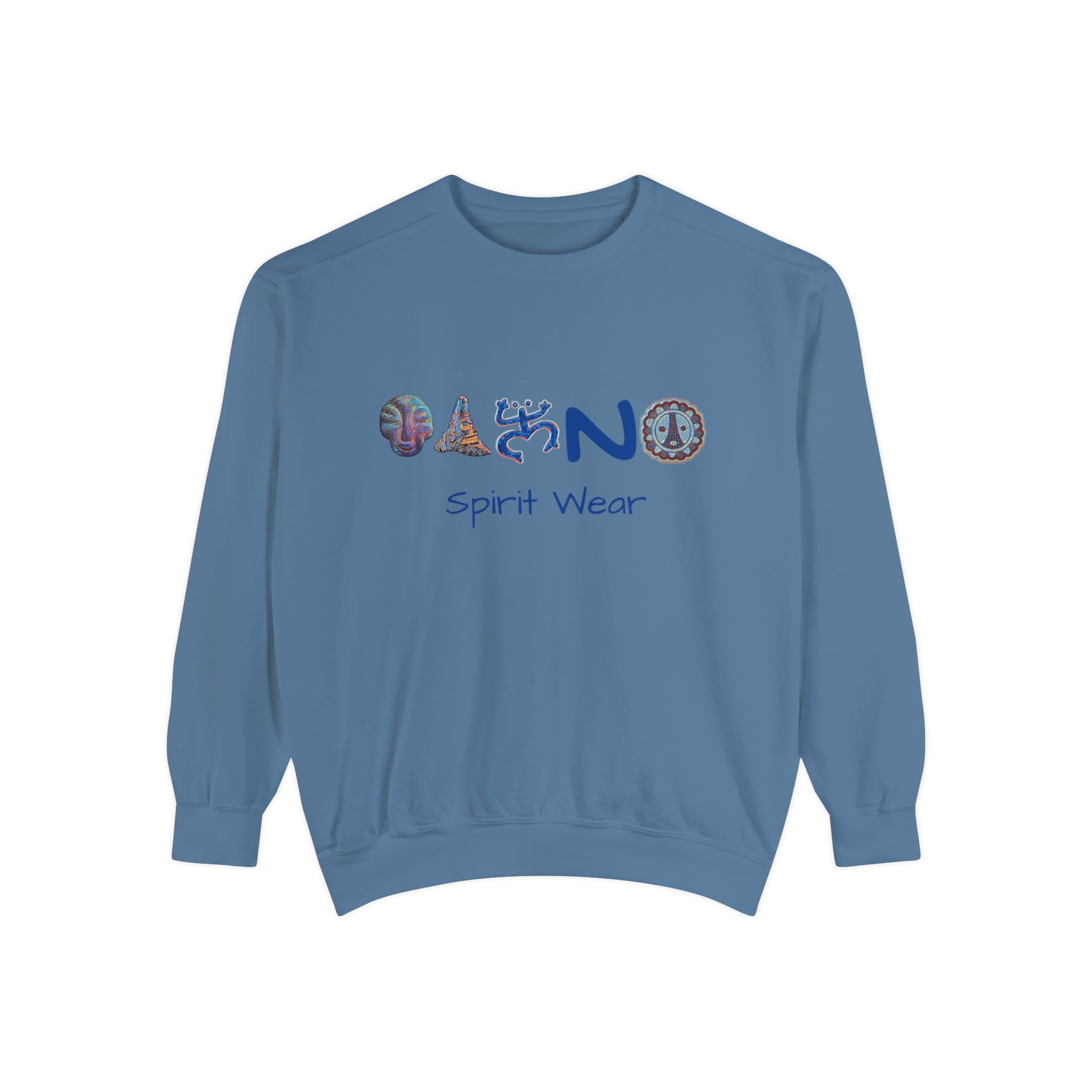 Taino Spirit Wear Symbols Unisex Garment-Dyed Sweatshirt