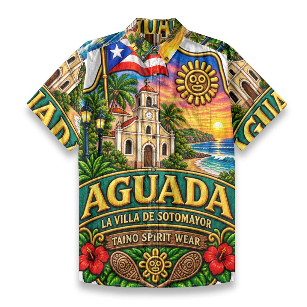 All-Over Print Men's Breathable Shirt|140GSM Slub Cotton