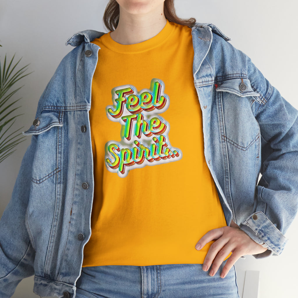 Feel The Spirit Unisex Heavy Cotton Tee