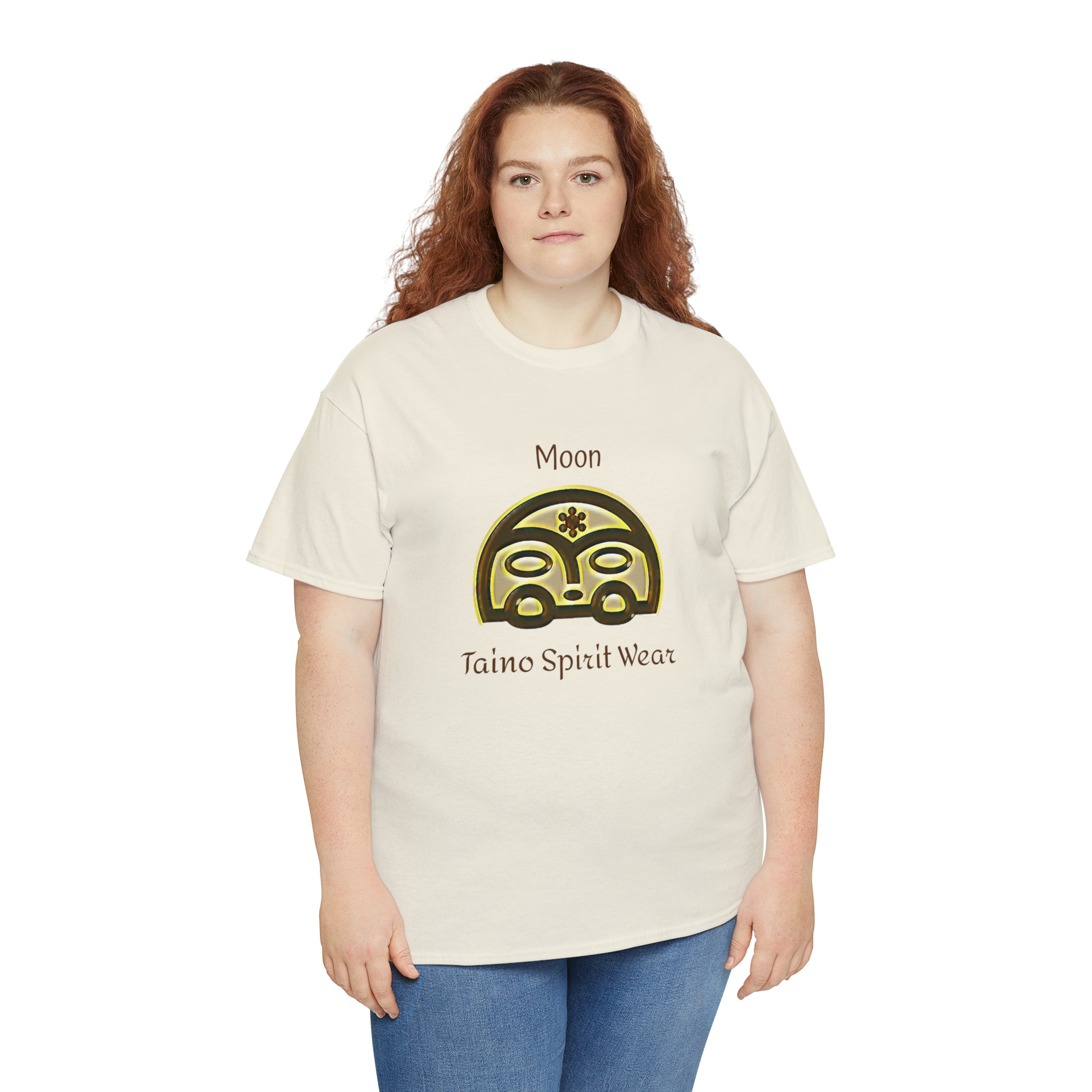 Taino Moon/ Puerto Rican Coqui Unisex Heavy Cotton Tee