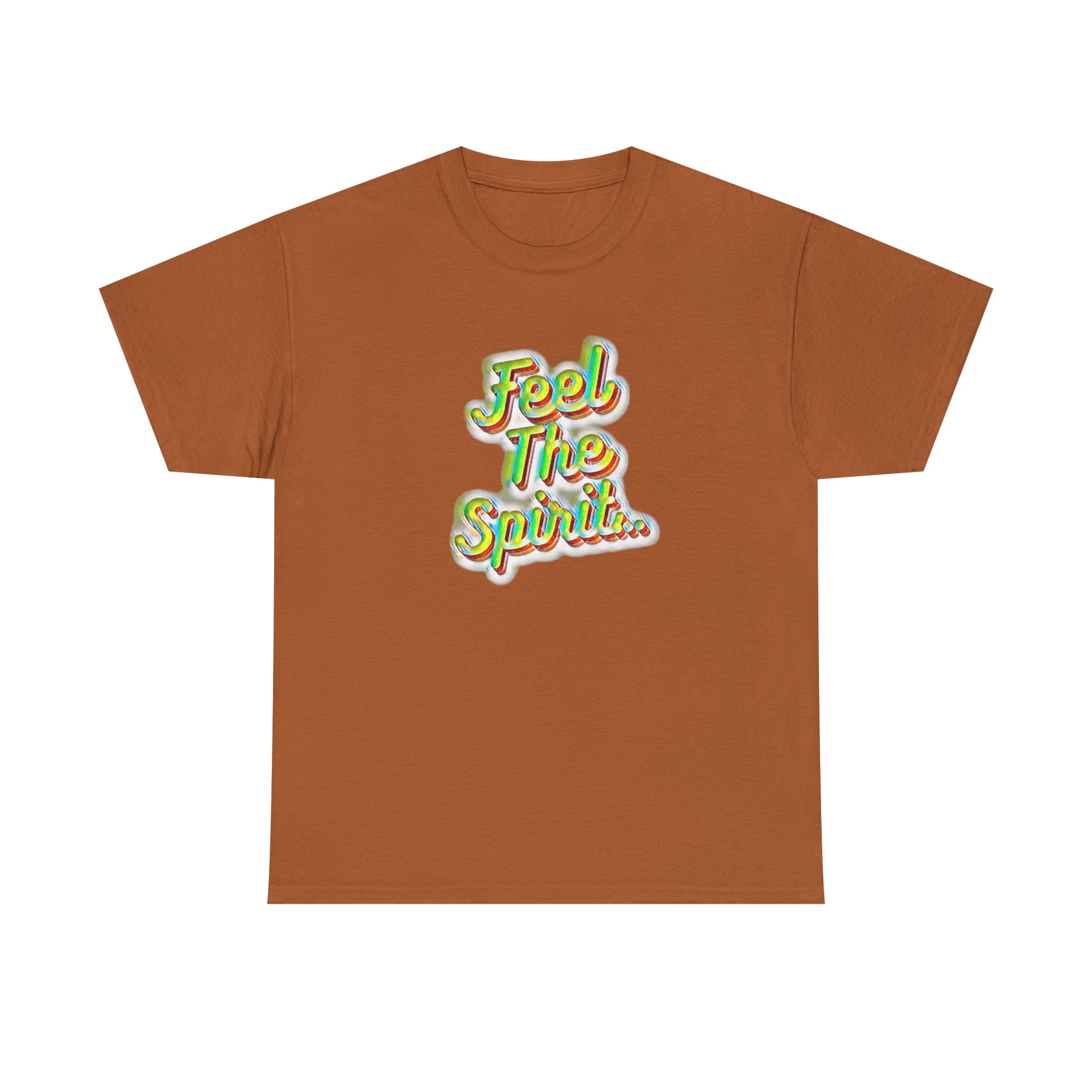 Feel The Spirit Unisex Heavy Cotton Tee