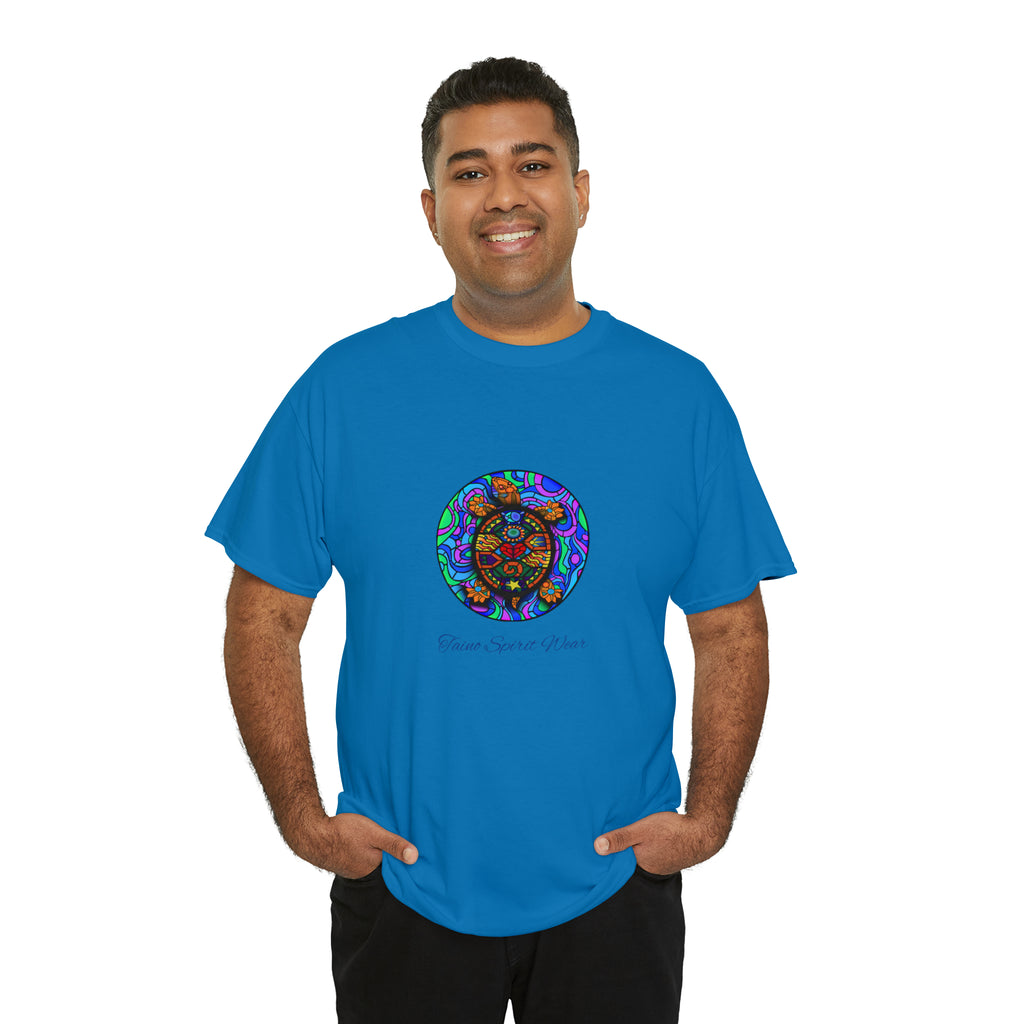 Taino-Inspired Turtle Unisex Heavy Cotton Tee