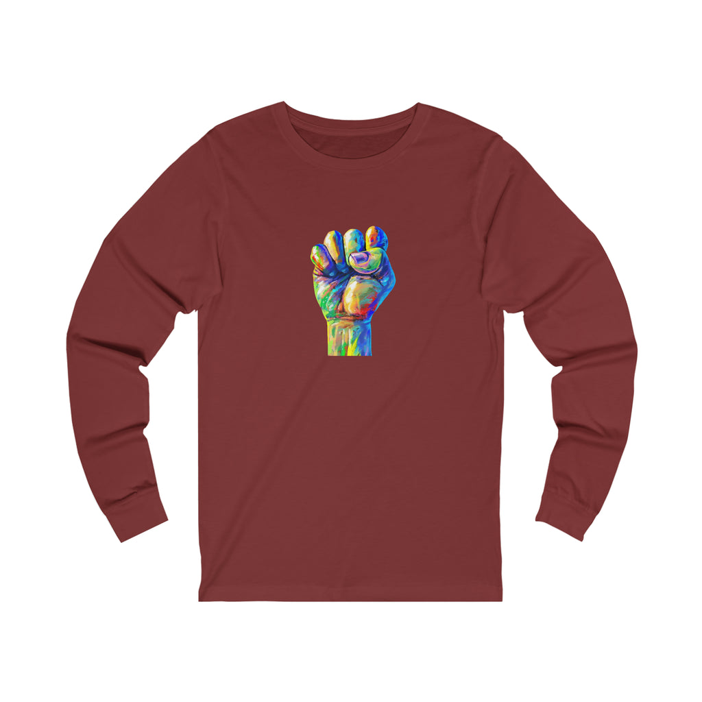 Power to The People Fist Unisex Jersey Long Sleeve Tee