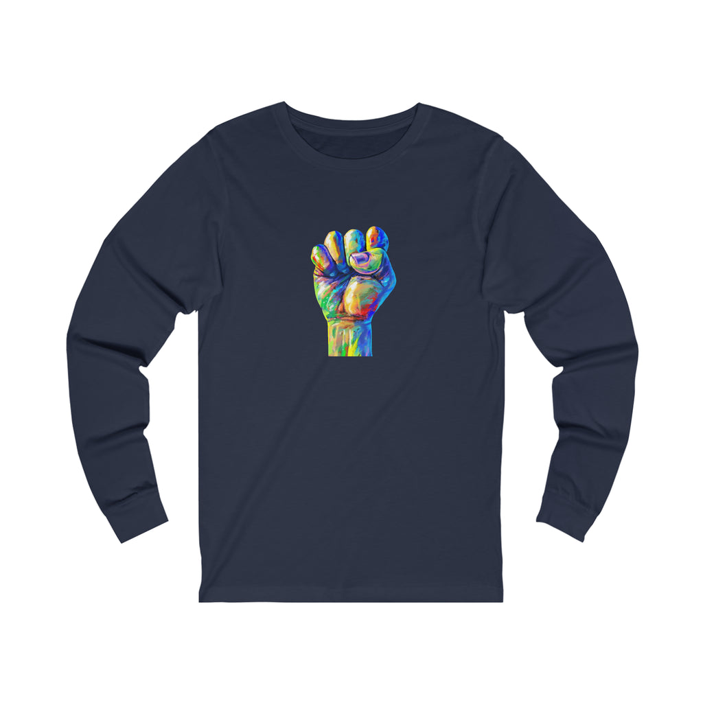Power to The People Fist Unisex Jersey Long Sleeve Tee