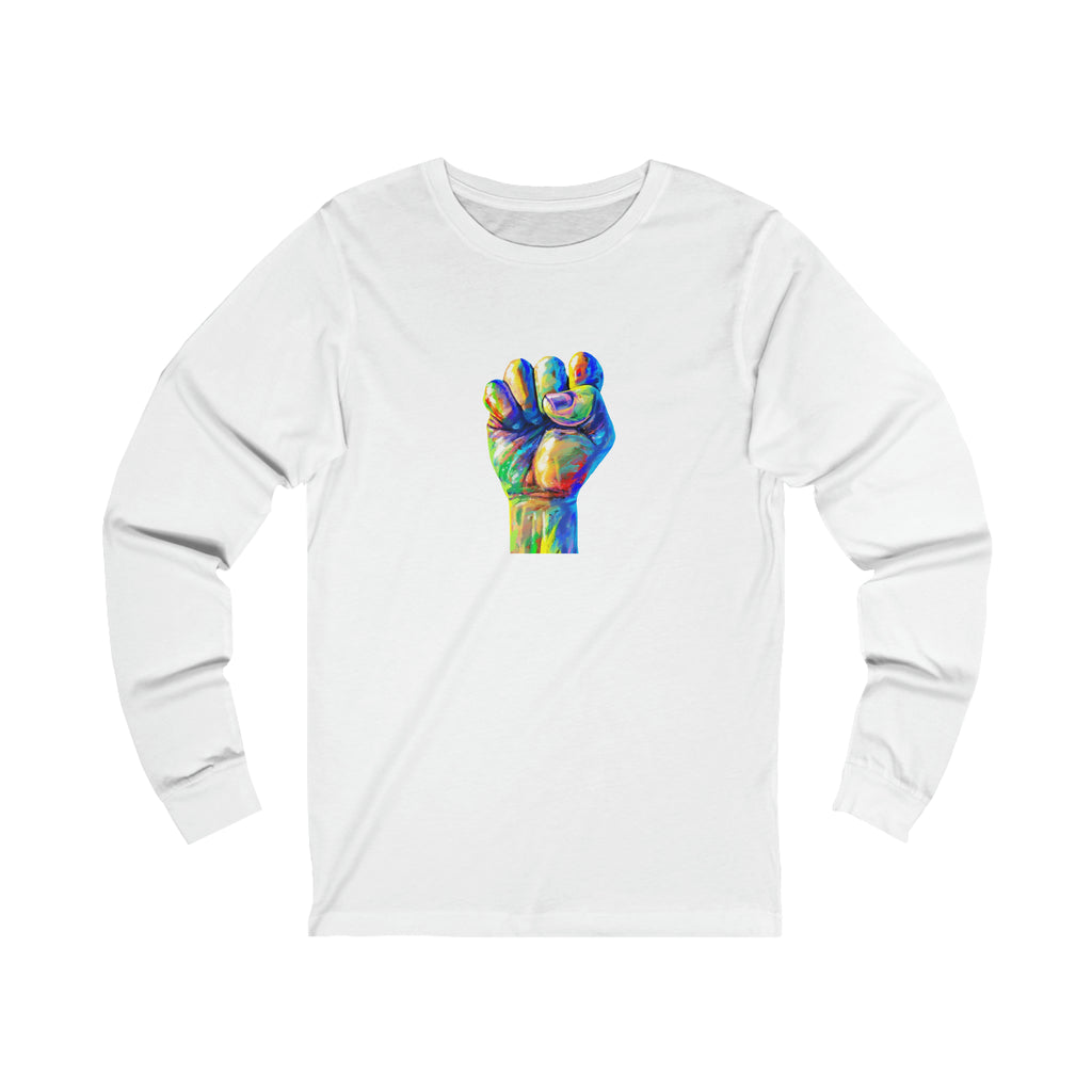 Power to The People Fist Unisex Jersey Long Sleeve Tee