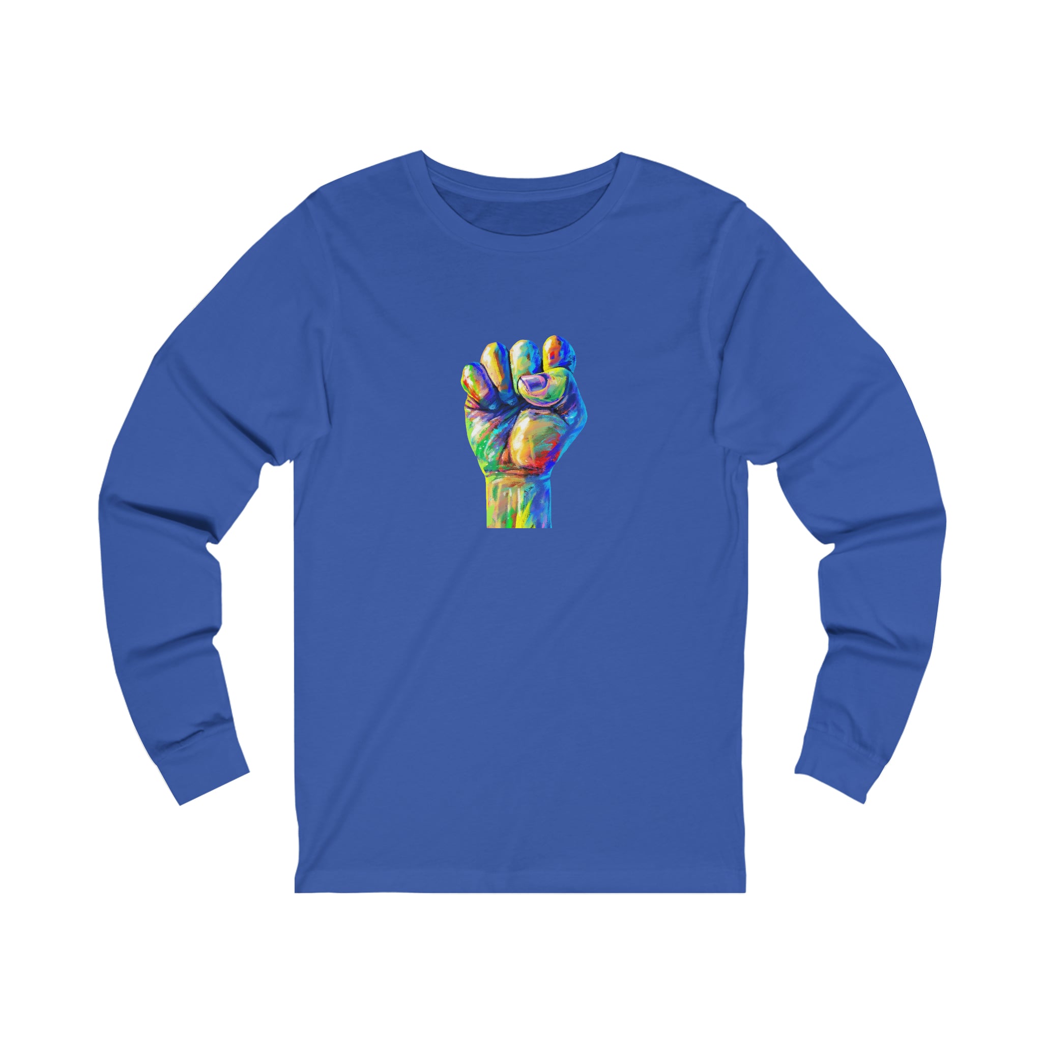 Power to The People Fist Unisex Jersey Long Sleeve Tee