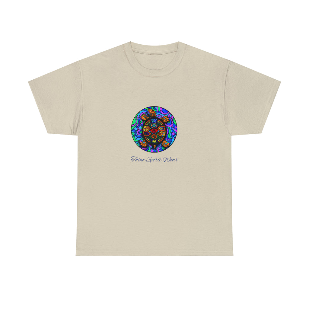 Taino-Inspired Turtle Unisex Heavy Cotton Tee
